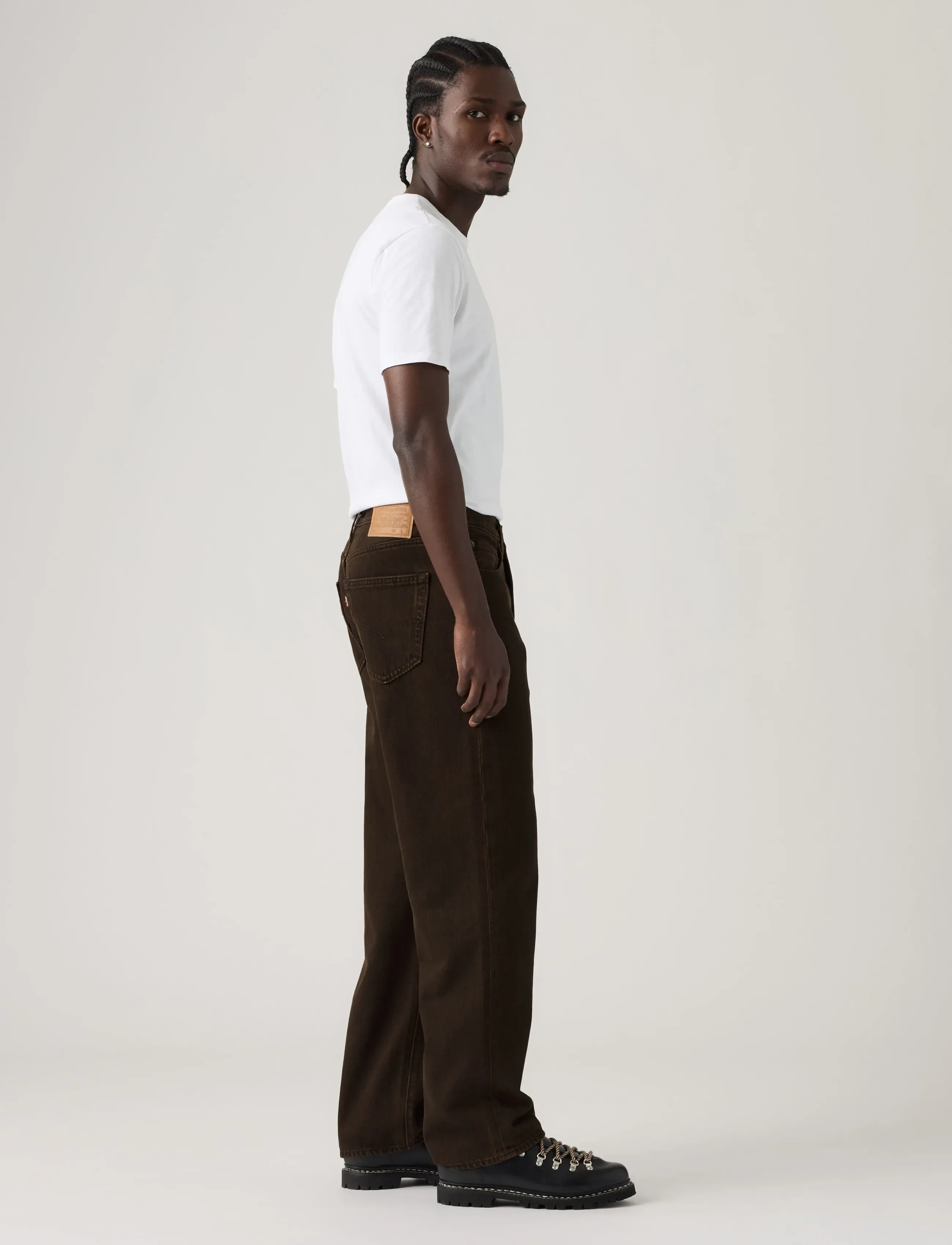Levi's® - 568 LOOSE STRAIGHT MUDSLIDES O - trousers & jeans - browns - 5