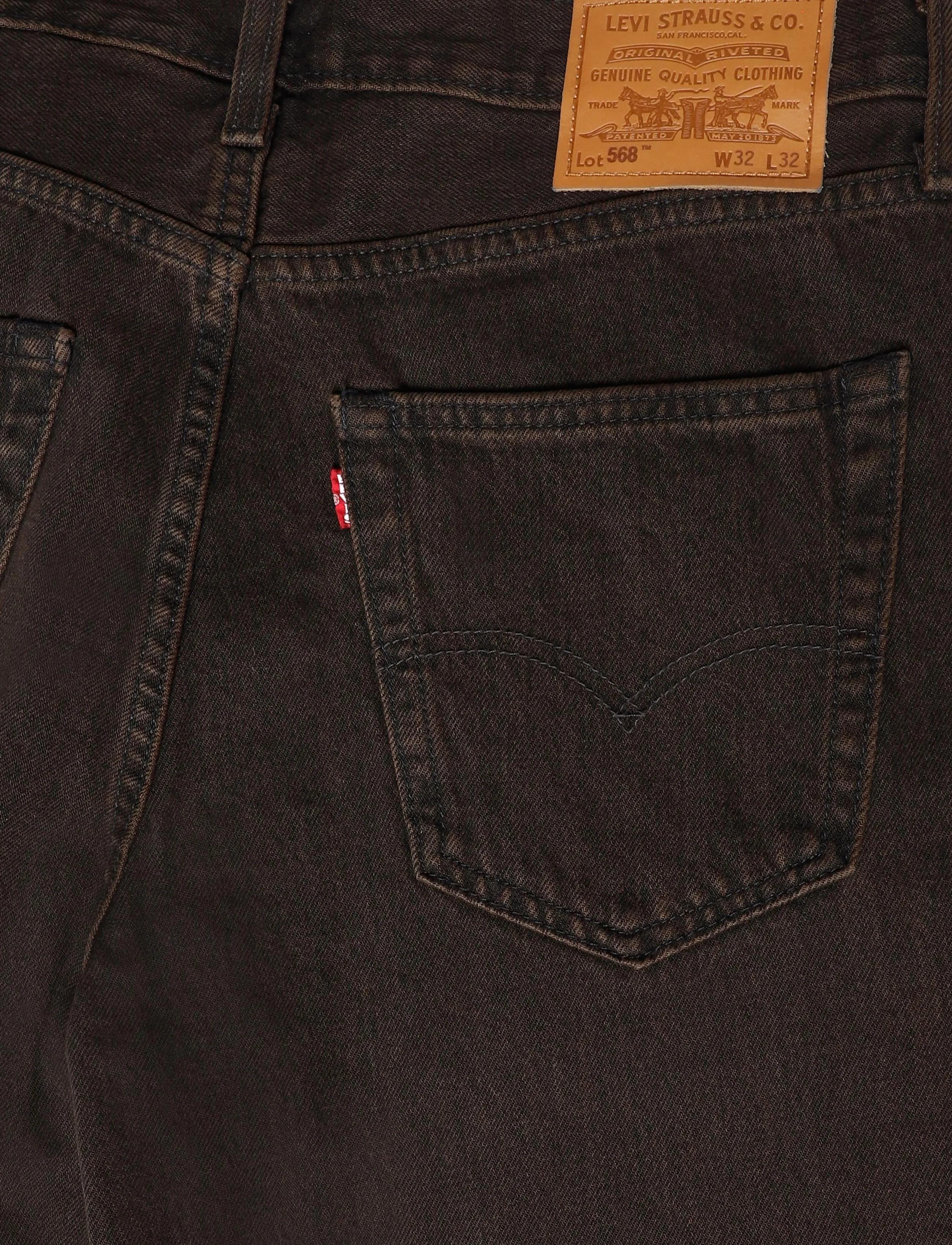 Levi's® - 568 LOOSE STRAIGHT MUDSLIDES O - loose jeans - browns - 4
