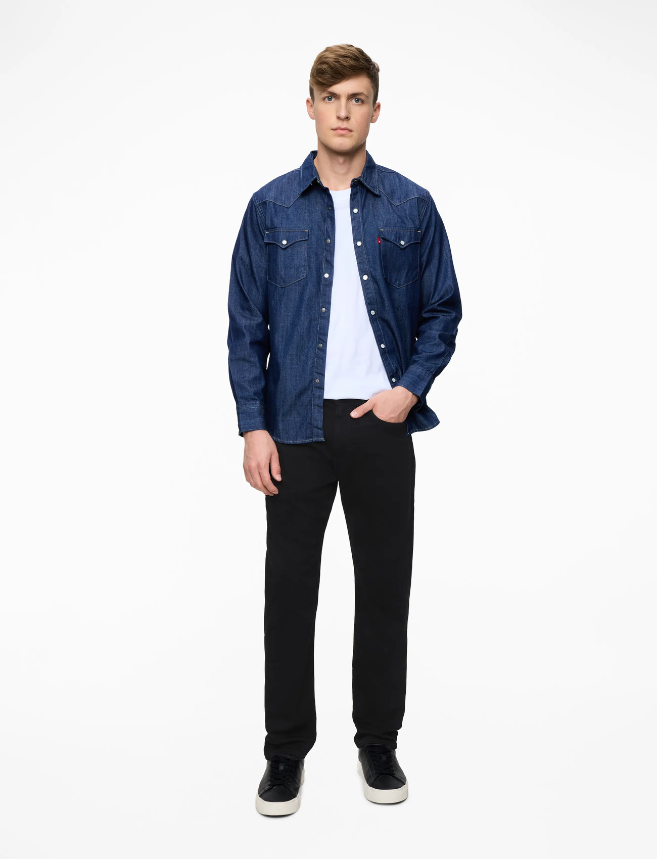 Levi's® - 502 TAPER NIGHTSHINE - tapered jeans - blacks - 2