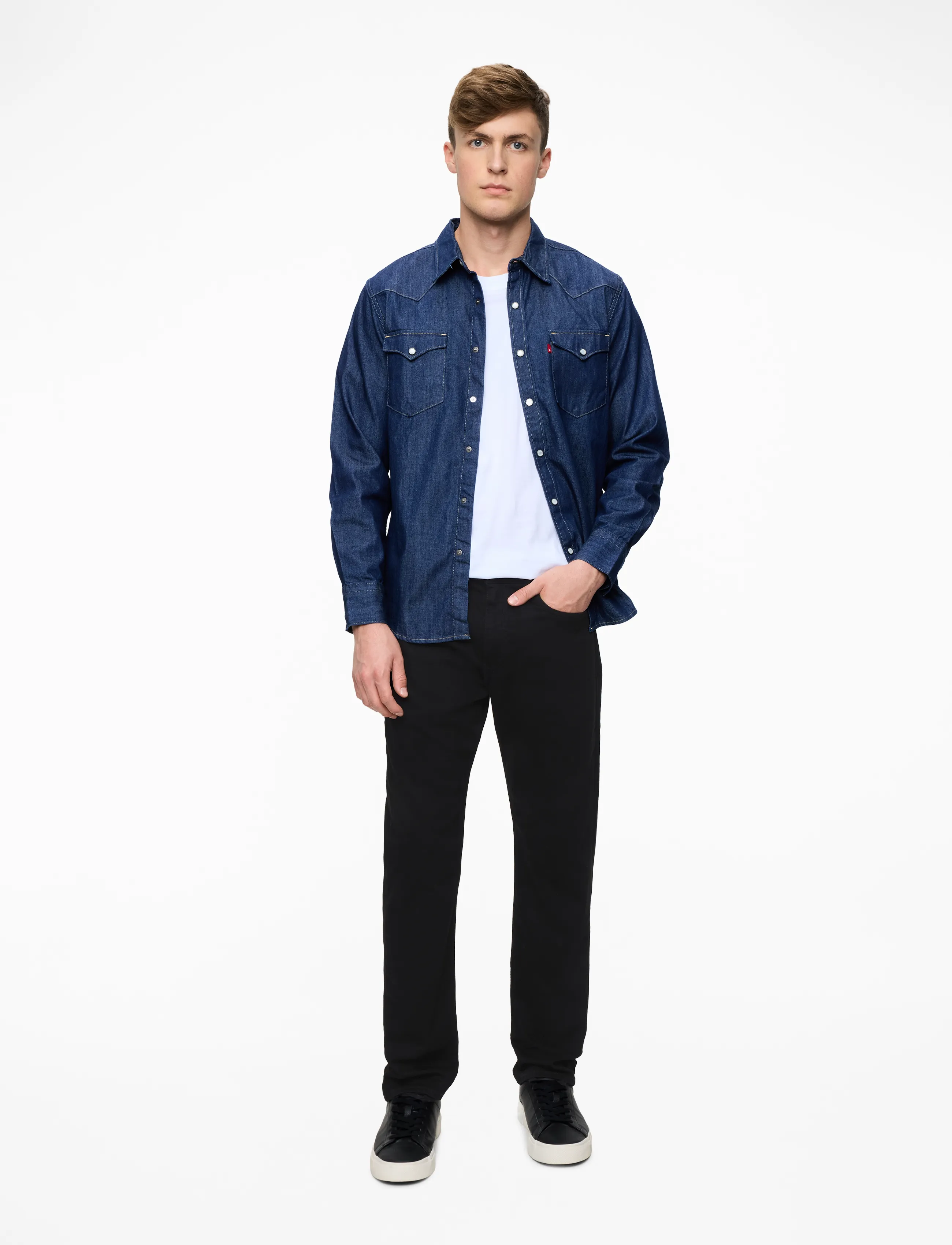 Levi's® - 502 TAPER NIGHTSHINE - tapered jeans - blacks - 2