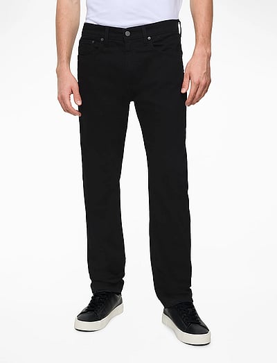 Levi's® 502 TAPER NIGHTSHINE - Sašaurināti džinsi - BLACKS / black