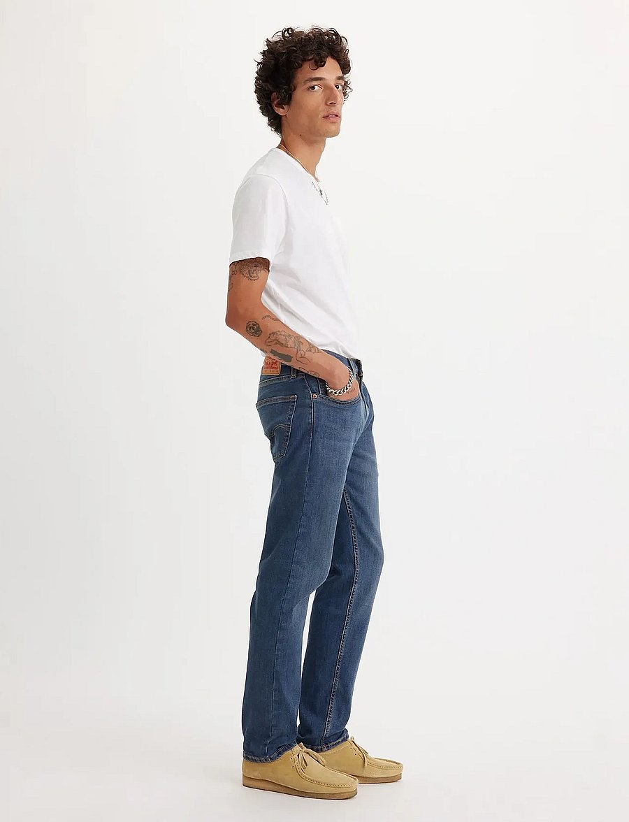 Levi's® - 502 TAPER PANDA - alt kitsenevad teksad - dark indigo - worn in - 3