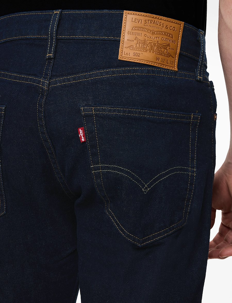 Levi's® - 502 TAPER ROCK COD - schmal zulaufende jeans - dark indigo - flat finishq - 5
