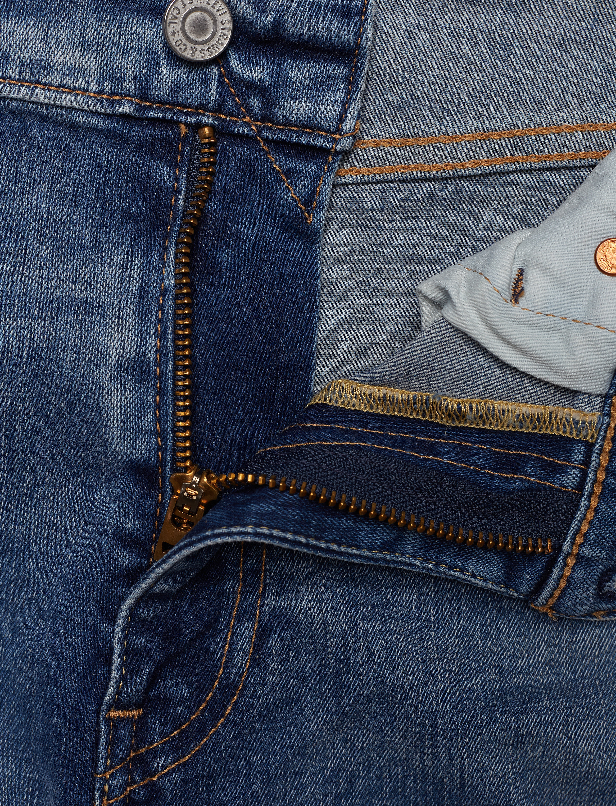 LEVI´S Men - 502 TAPER BALTIC ADAPT - med indigo - worn in - 3
