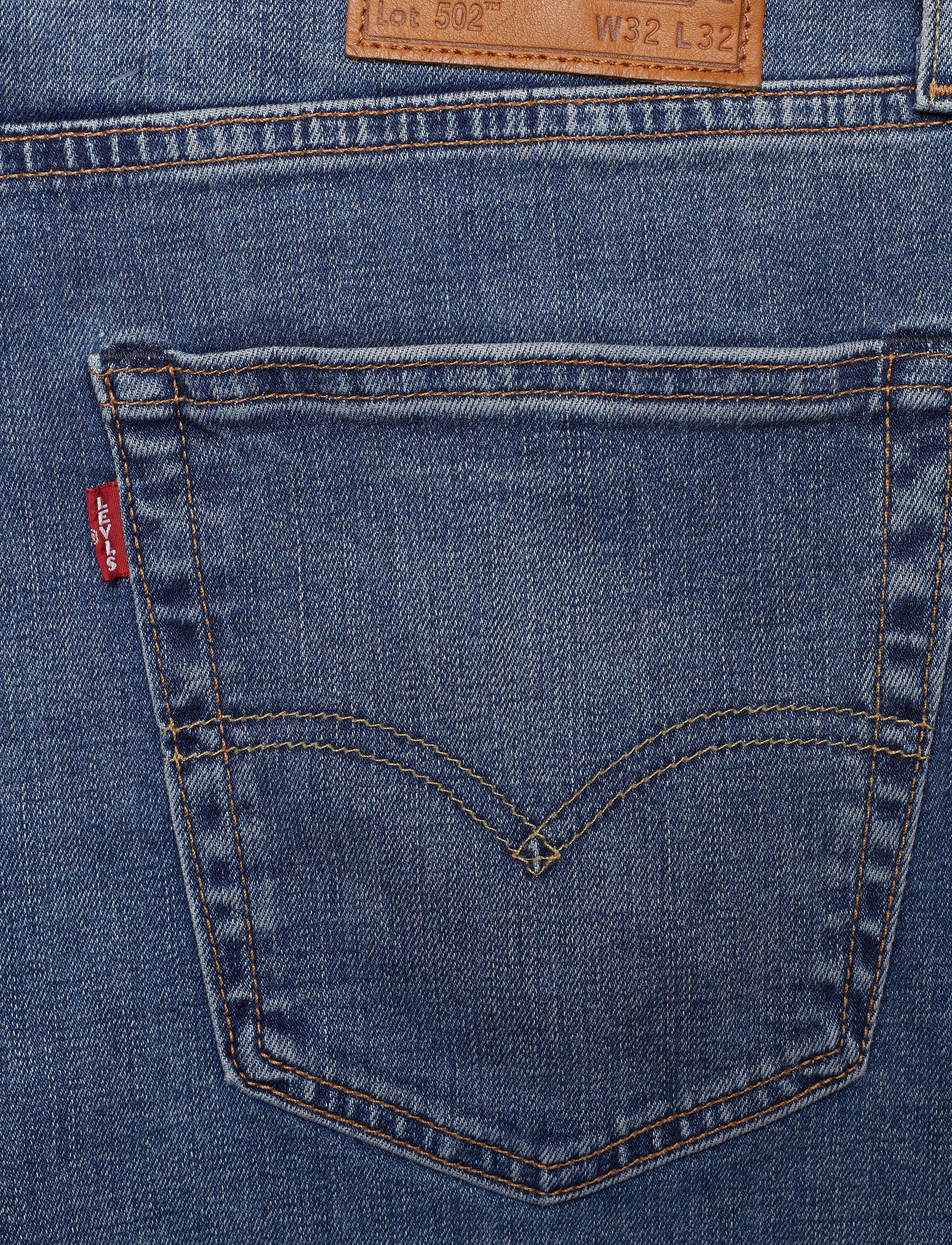 LEVI´S Men - 502 TAPER BALTIC ADAPT - med indigo - worn in - 4