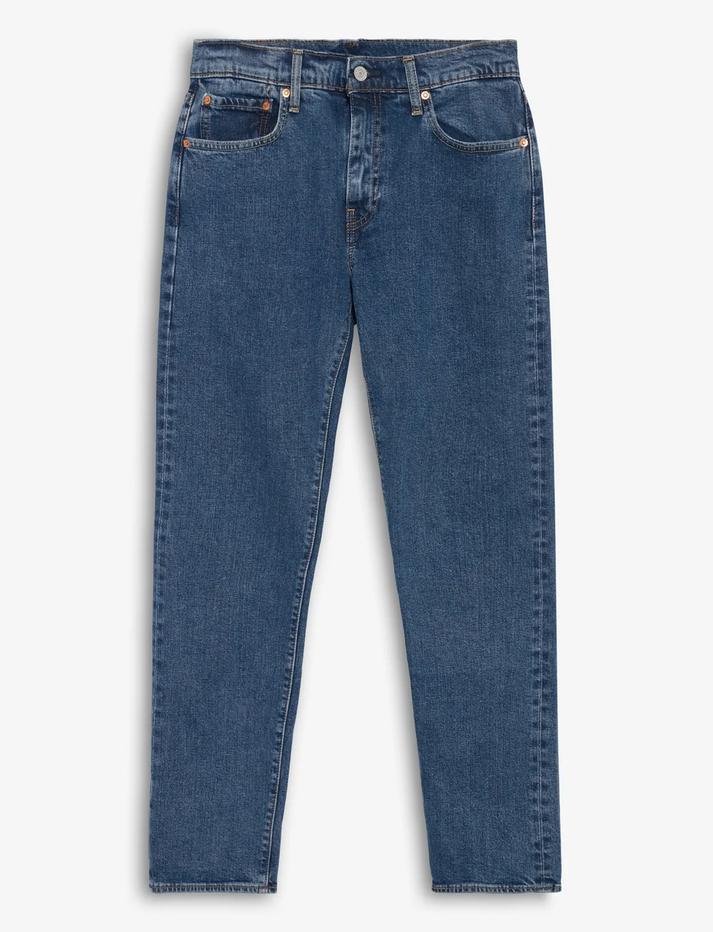 Levi's® - 502 TAPER STONEWASH STRETCH T2 - tapered jeans - med indigo - flat finish - 1