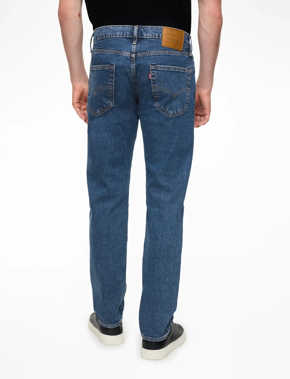 Levi's® - 502 TAPER STONEWASH STRETCH T2 - tapered jeans - med indigo - flat finish - 4