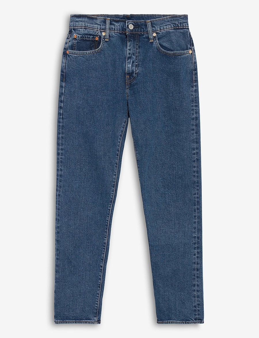 Levi's® - 502 TAPER STONEWASH STRETCH T2 - schmal zulaufende jeans - med indigo - flat finishw - 1