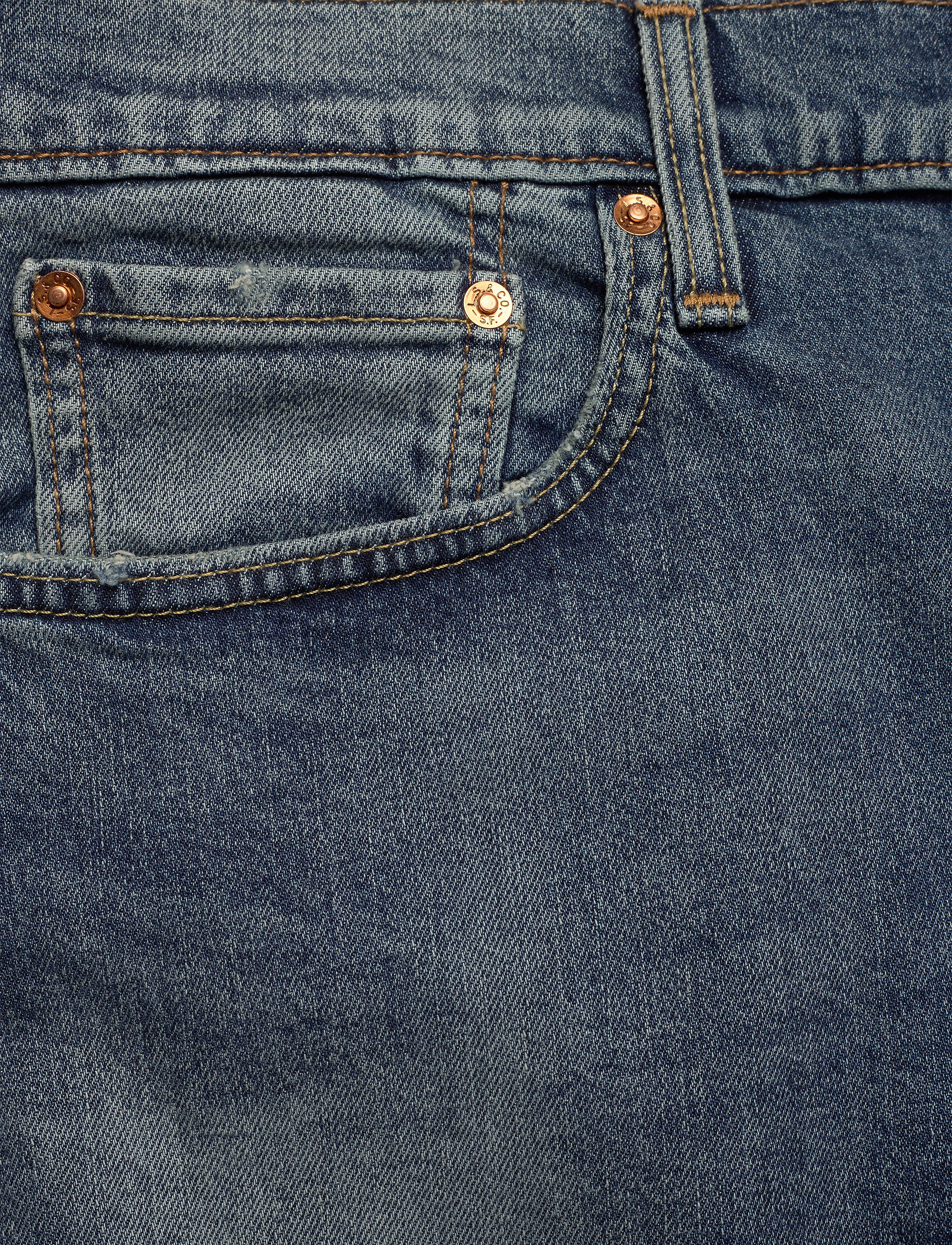 Levi's® - 502 TAPER WALTER T2 - med indigo - worn in - 2
