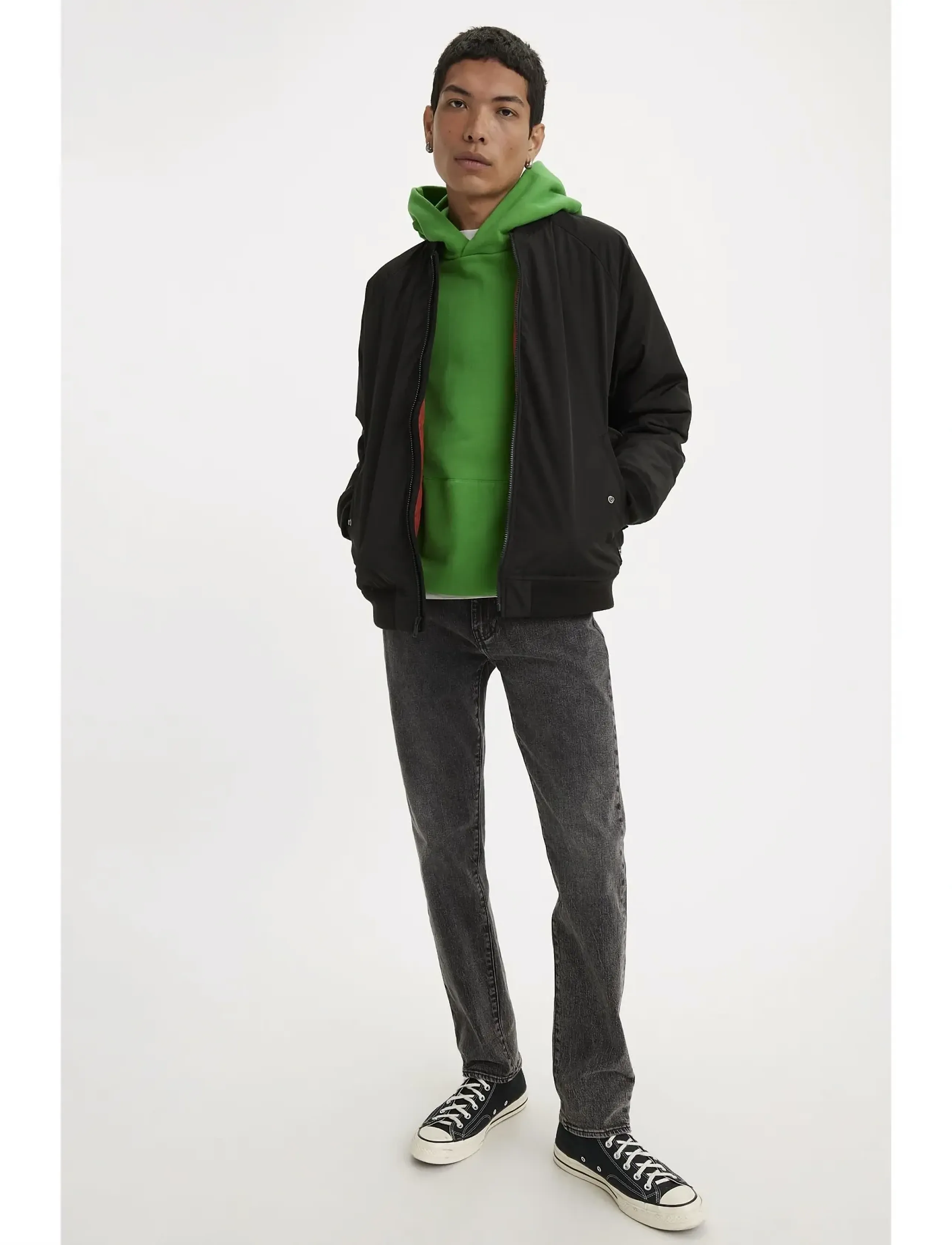 Levi's 502 Taper Overnighter, 34 x 32, Jeans, Schwarz - Tapered, Männerswear