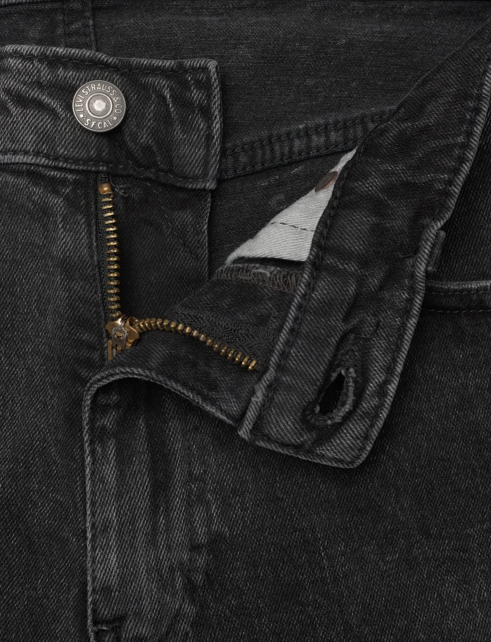 Levi's® - 502 TAPER OVERNIGHTER - laisvo kirpimo džinsai - blacks - 4