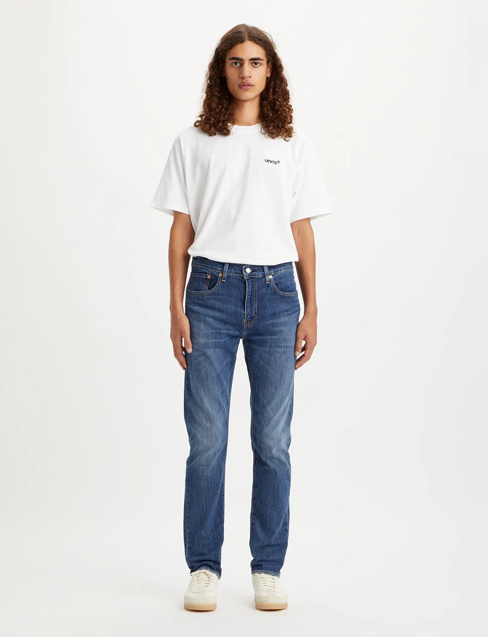 Levi's® - 502 TAPER SHITAKE - tapered jeans - med indigo - worn in - 3