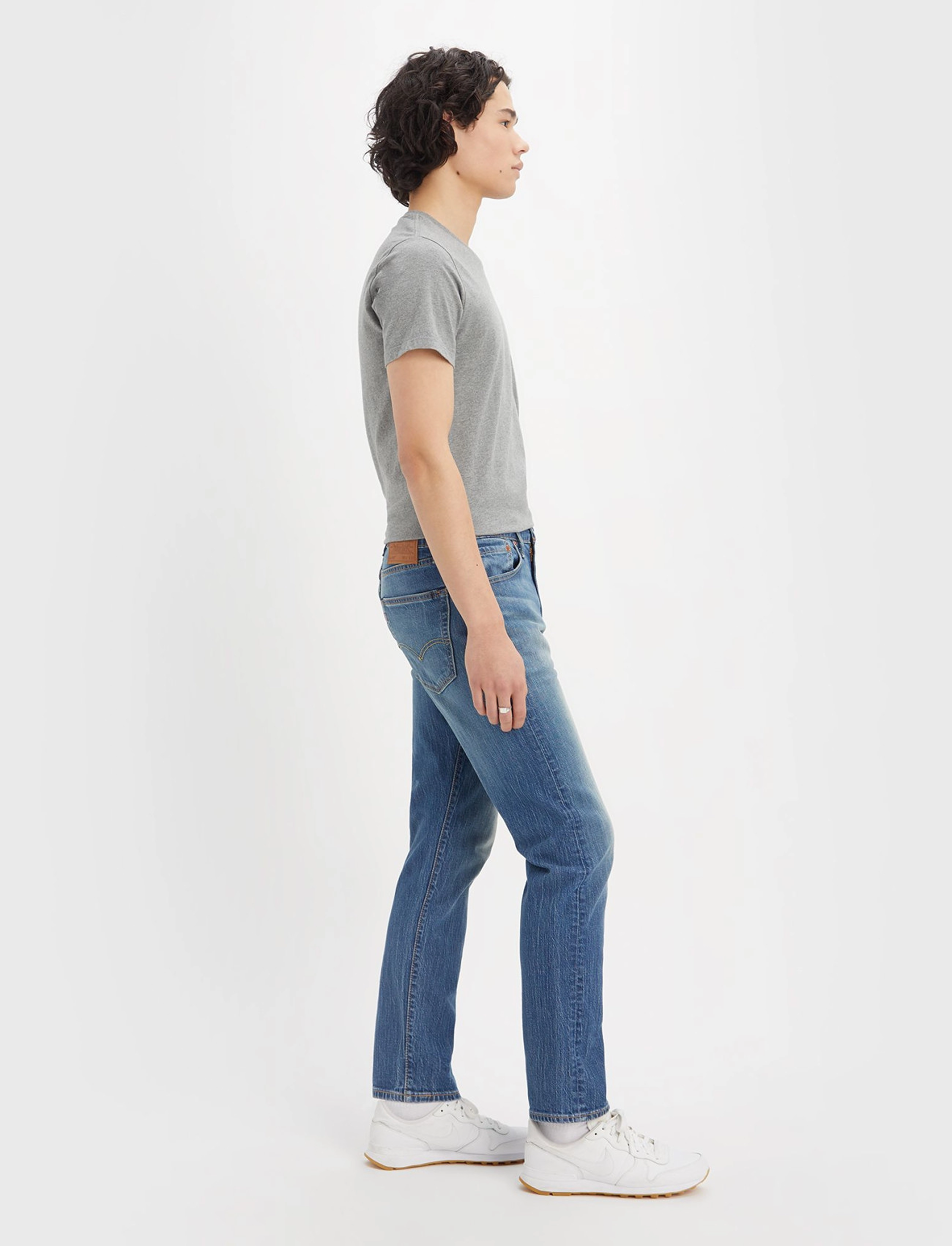 Levi's® - 502 TAPER HERE FOR A WHILE - med indigo - worn in - 5