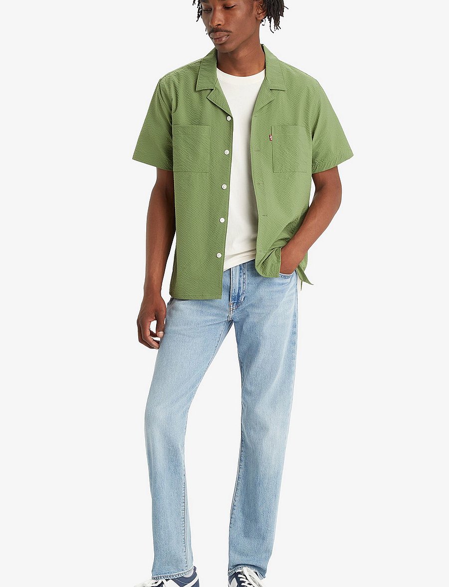 Levi's® - 502 TAPER CALL IT OFF - klassikalised teksad - med indigo - worn in - 0