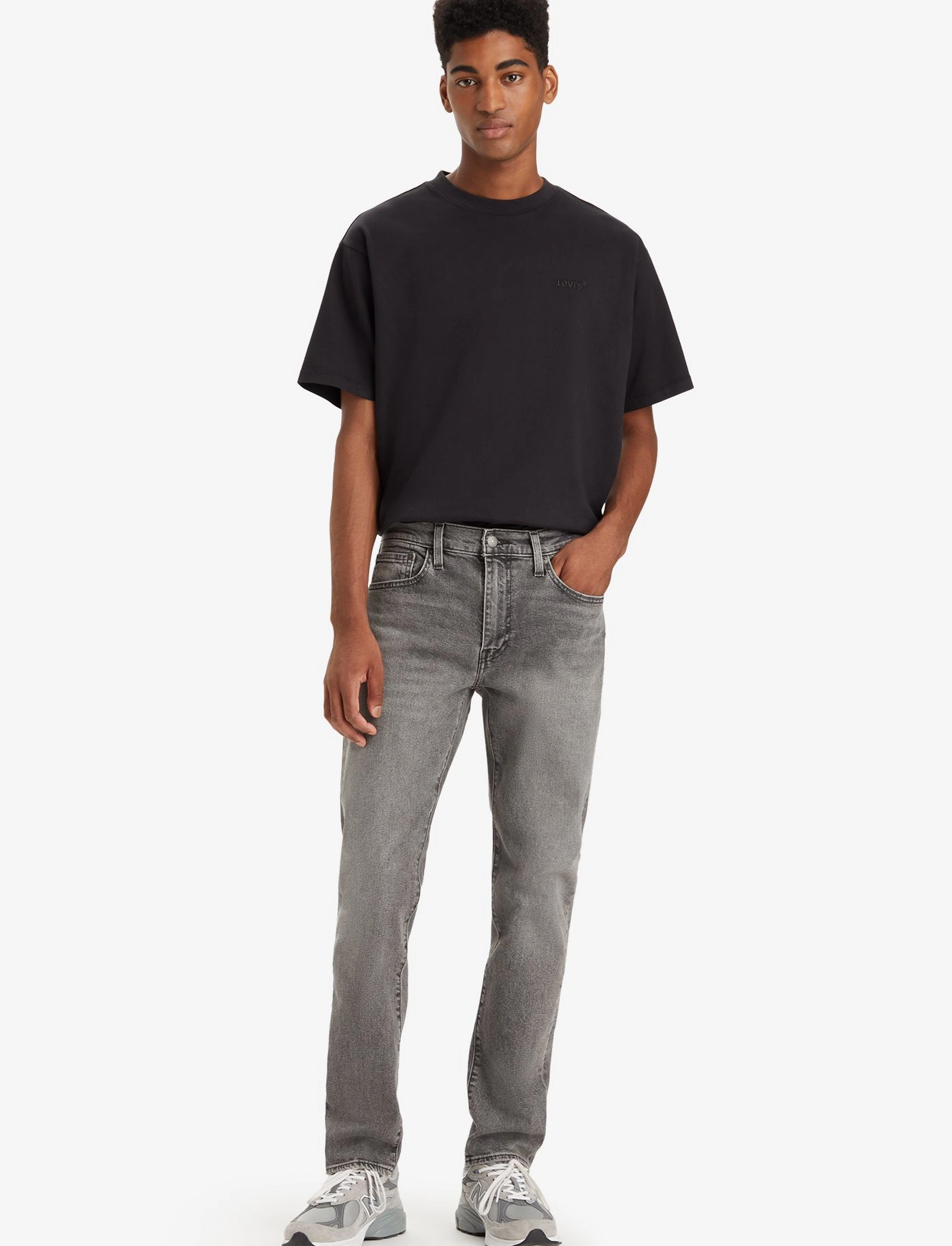 Levi's® - 502 TAPER WHATEVER YOU LIKE - spodnie & dżinsy - greys - 3