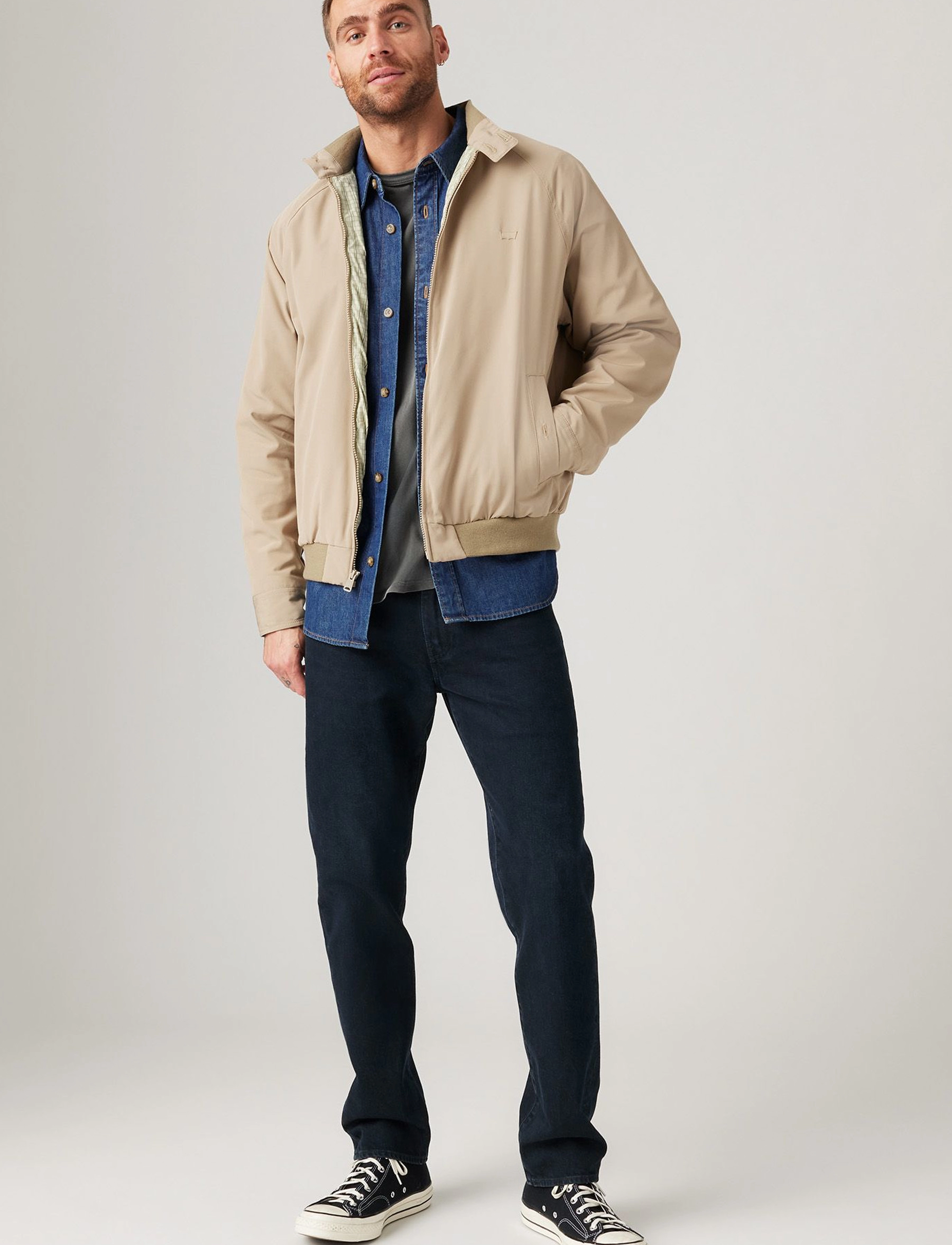 Levi's® 502 TAPER MASTER OF NONE - Tapered jeans - BLUES / black