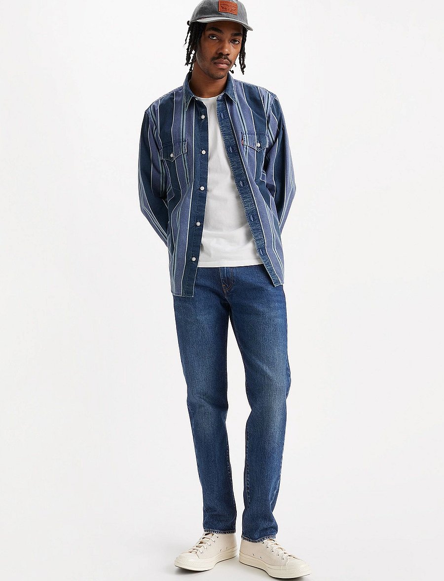 Levi's® - 502 TAPER JACK OF ALL TRADES - schmal zulaufende jeans - dark indigo - worn in - 0