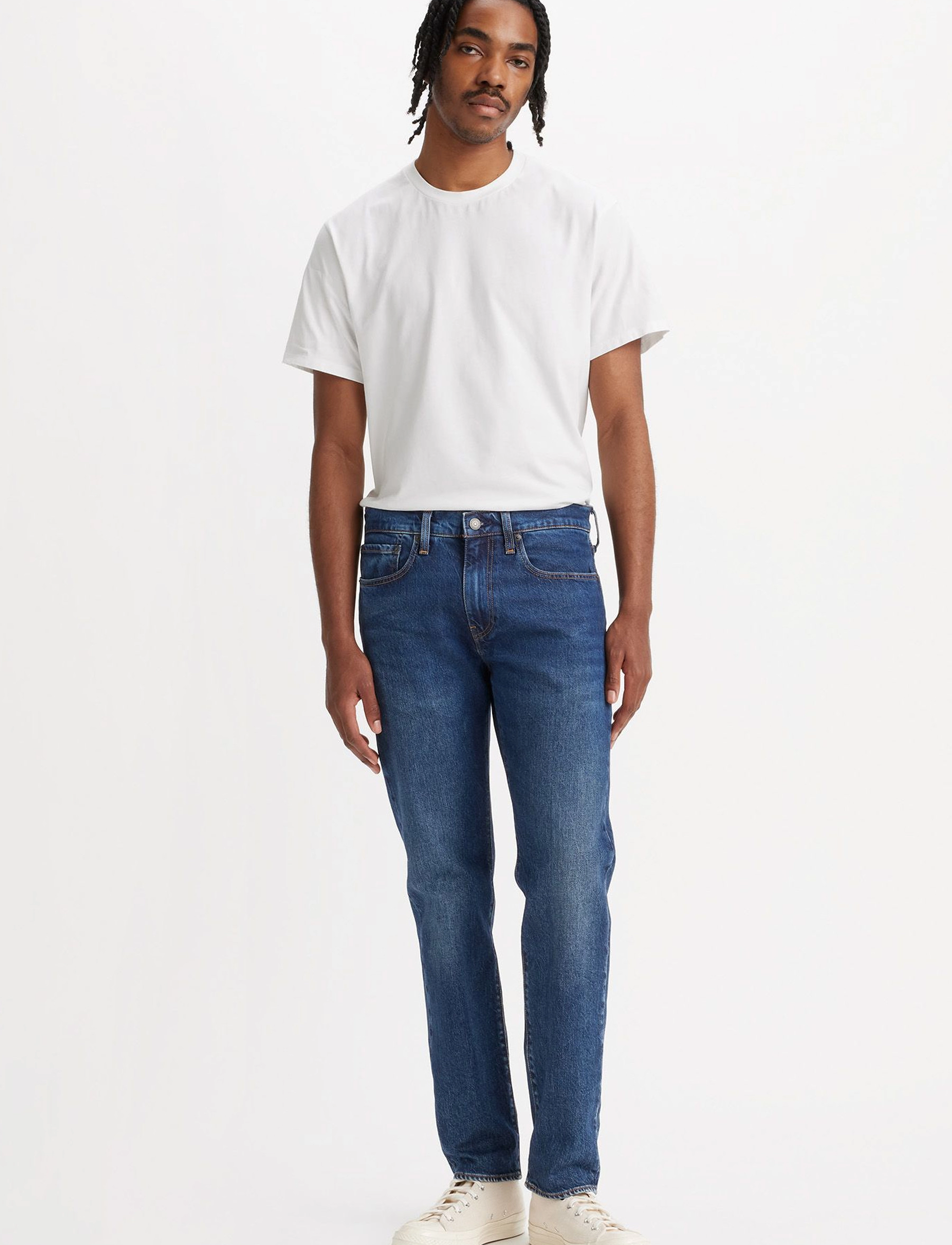 Levi's® - 502 TAPER JACK OF ALL TRADES - tapered jeans - dark indigo - worn in - 3