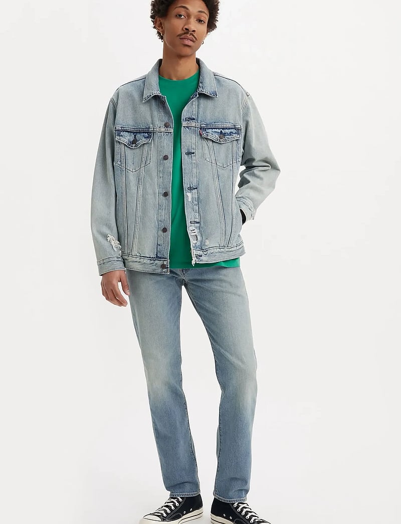 Levi's® - 502 TAPER ASK ME AGAIN - tapered jeans - med indigo - worn in - 0