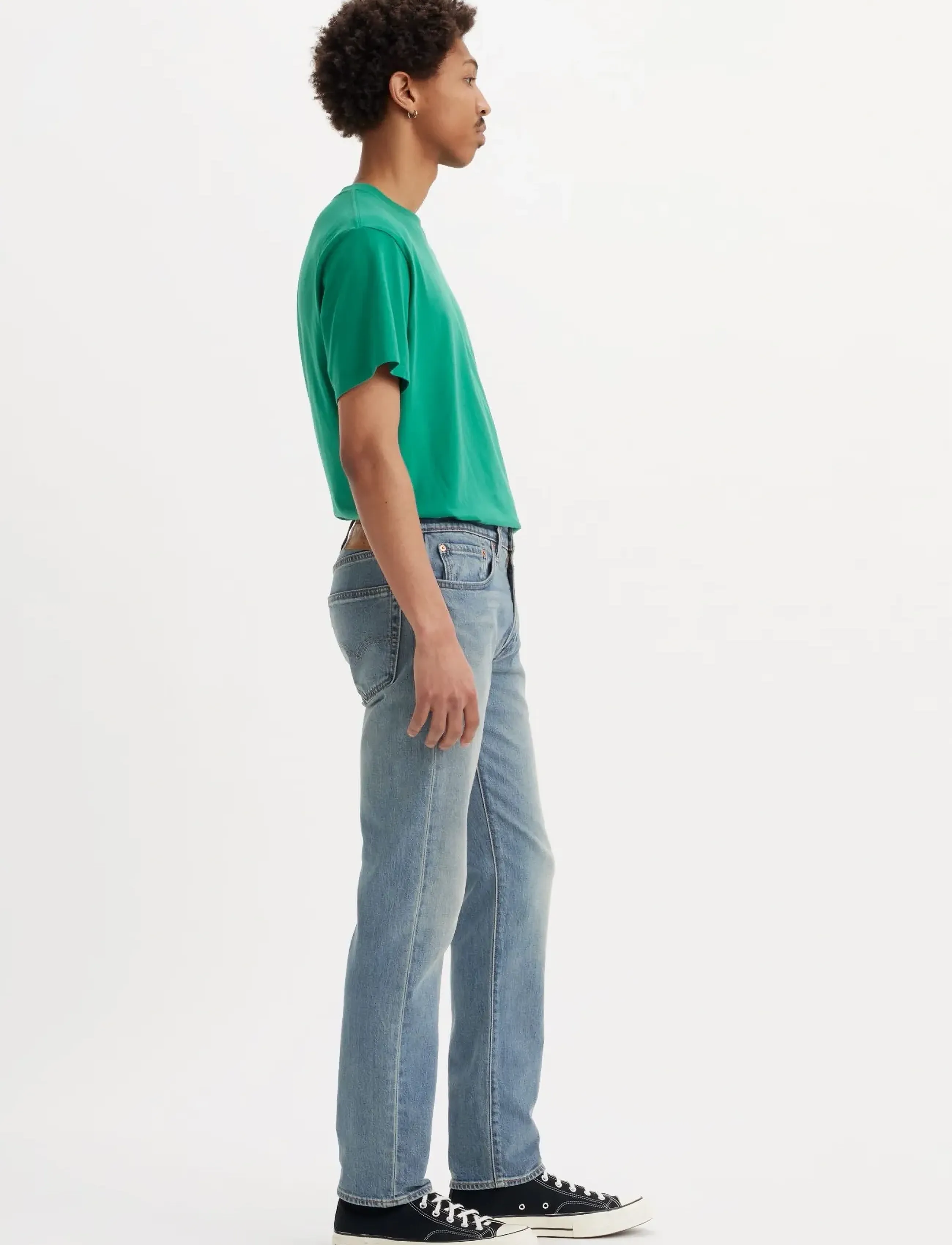 Levi's® - 502 TAPER ASK ME AGAIN - med indigo - worn in - 3