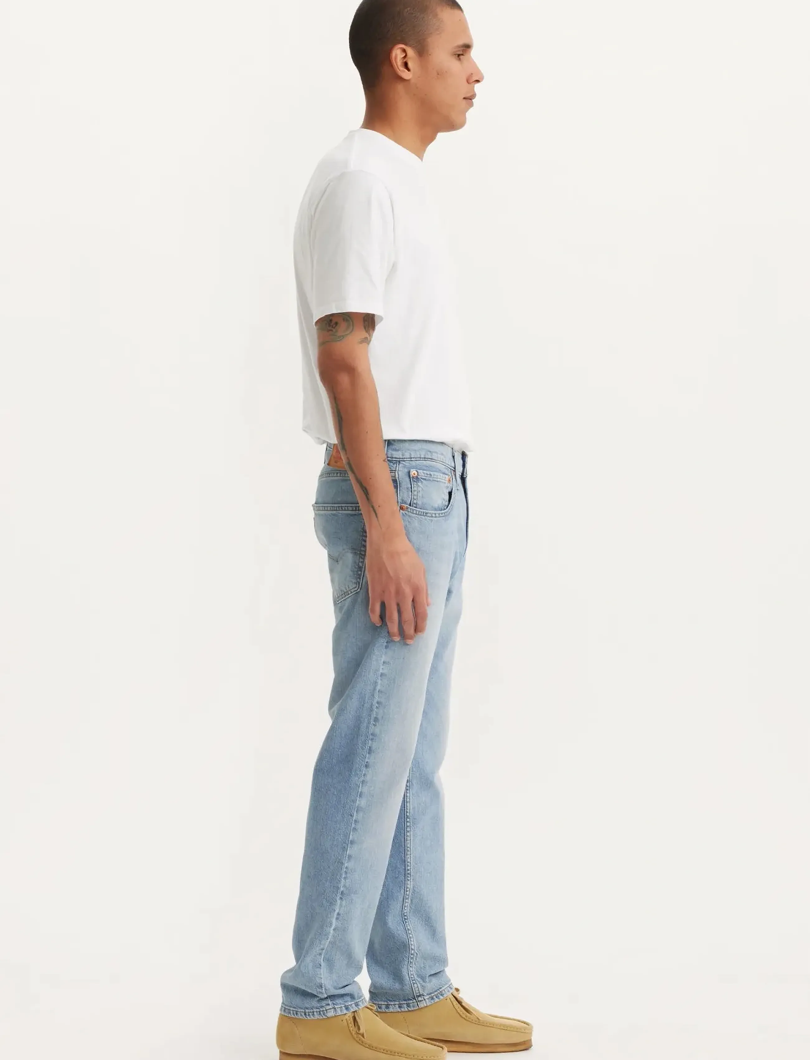 Levi's® 502 TAPER FEELIN FREE - Jeansmode - MED INDIGO - WORN IN / blue