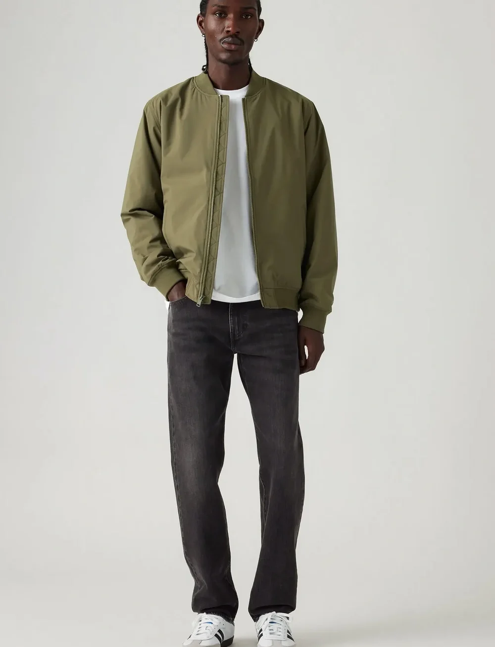 Levi's® - 502 TAPER SPACE WALK - tapered jeans - blacks - 0