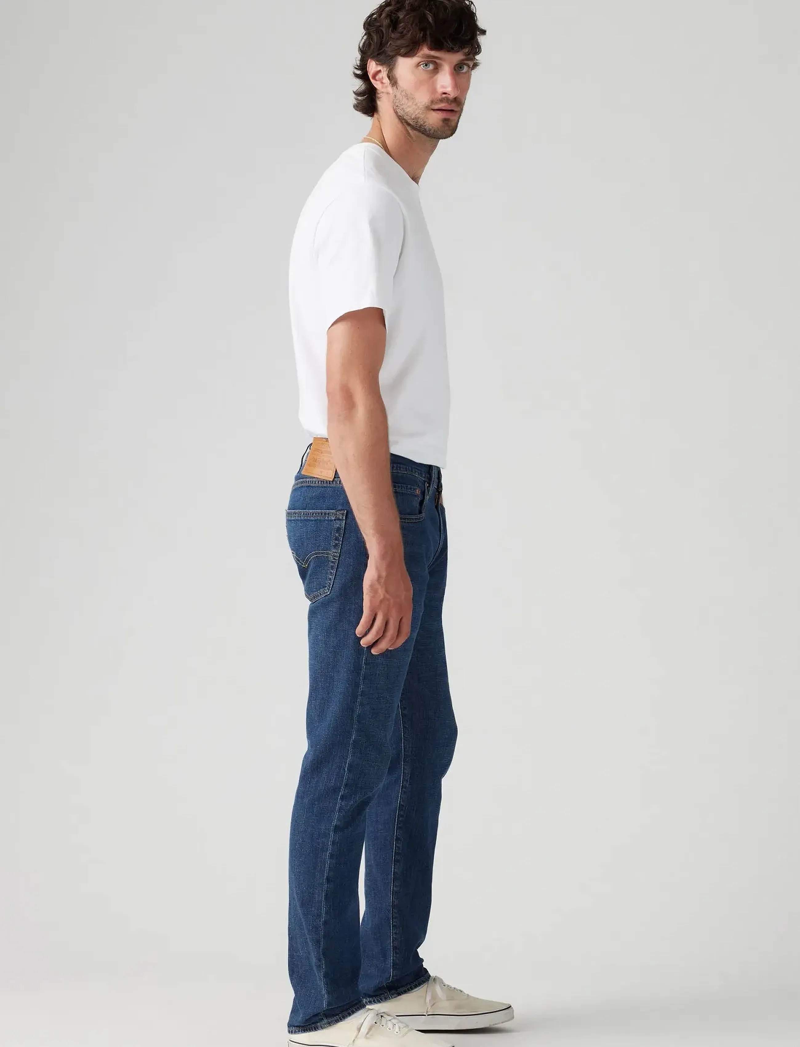 Levi's® - 502 TAPER PART THE SEA LTWT - tapered jeans - dark indigo - worn in - 3