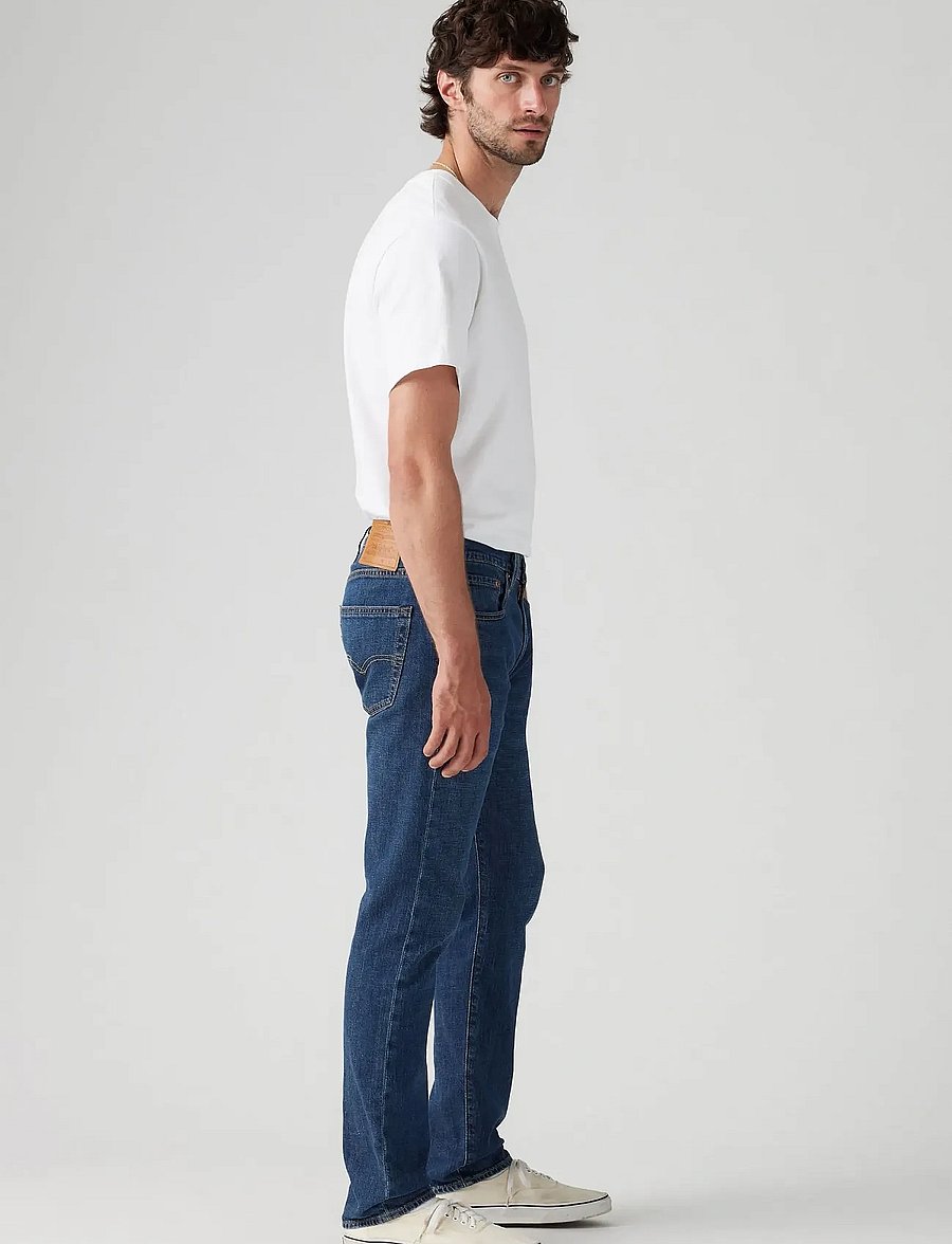 Levi's® - 502 TAPER PART THE SEA LTWT - schmal zulaufende jeans - dark indigo - worn in - 3
