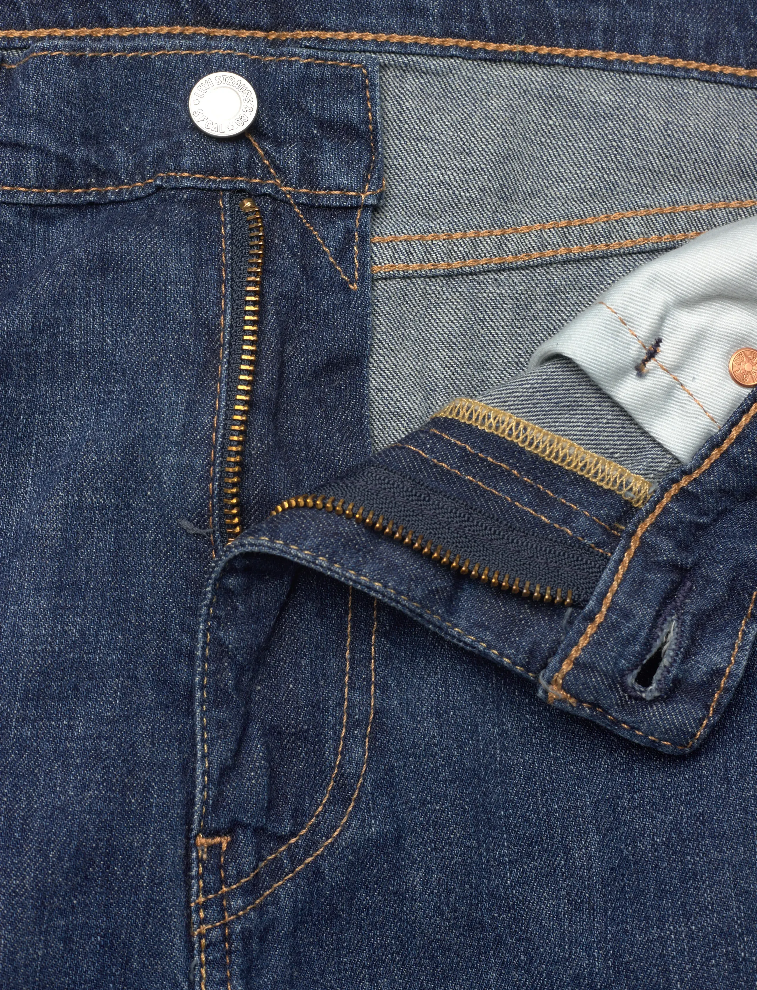 Levi's® - 502 TAPER PART THE SEA LTWT - tapered jeans - dark indigo - worn in - 5