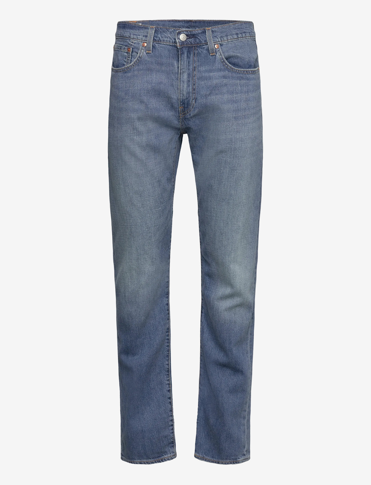 Levi's® - 502 TAPER THE NEW BLUE LTWT - tapered jeans - med indigo - worn in - 1