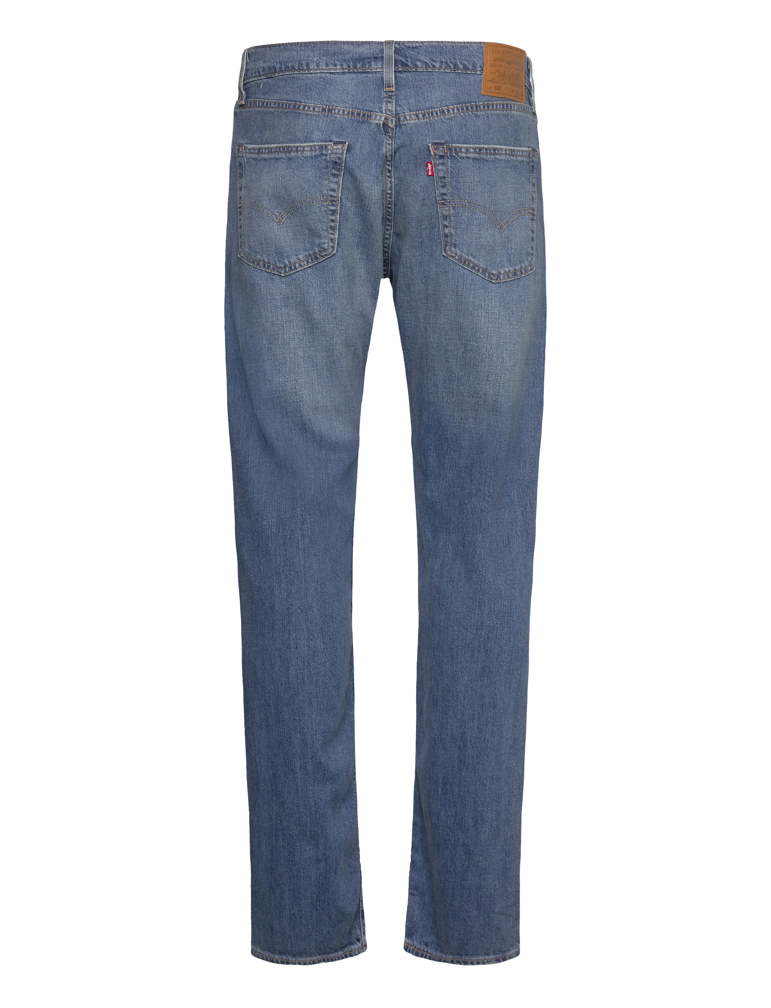 Levi's® - 502 TAPER THE NEW BLUE LTWT - tapered jeans - med indigo - worn in - 2