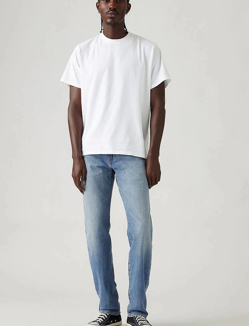 Levi's® - 502 TAPER THE NEW BLUE LTWT - tapered jeans - med indigo - worn in - 0