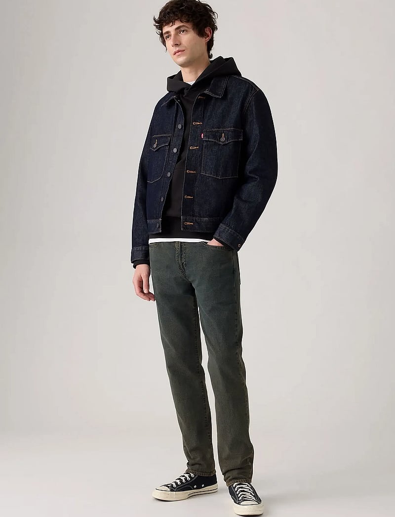 Levi's® - 502 TAPER STRAIGHT UP FUNKY OD - tavalised teksad - greens - 0