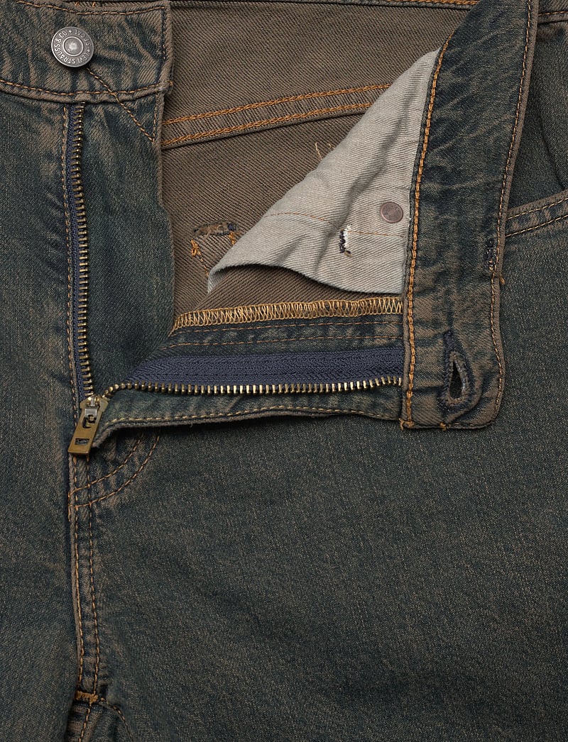 Levi's® - 502 TAPER STRAIGHT UP FUNKY OD - tavalised teksad - greens - 5