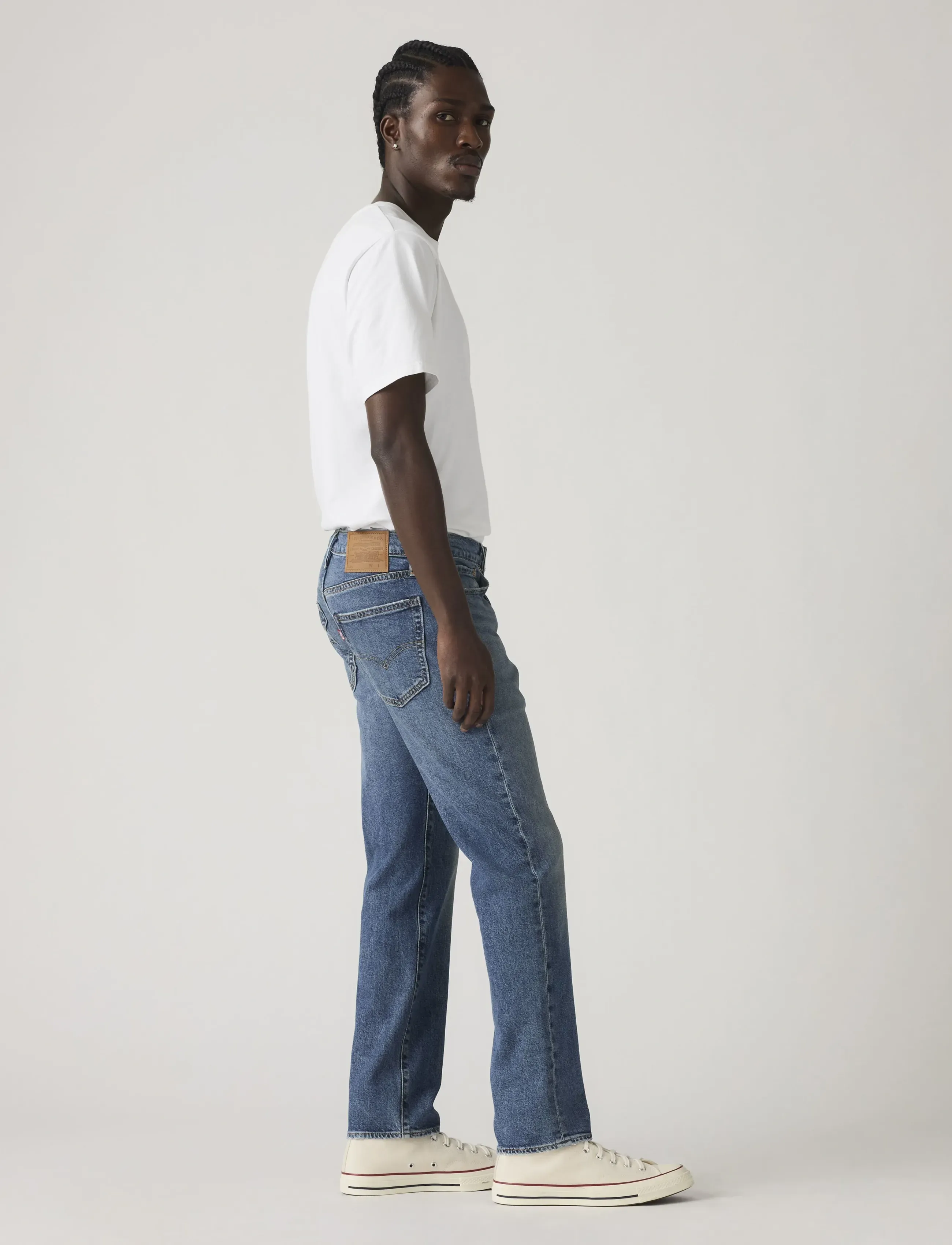 Levi's® - 502 TAPER DENIM DETOUR ADV - tapered jeans - med indigo - worn in - 3