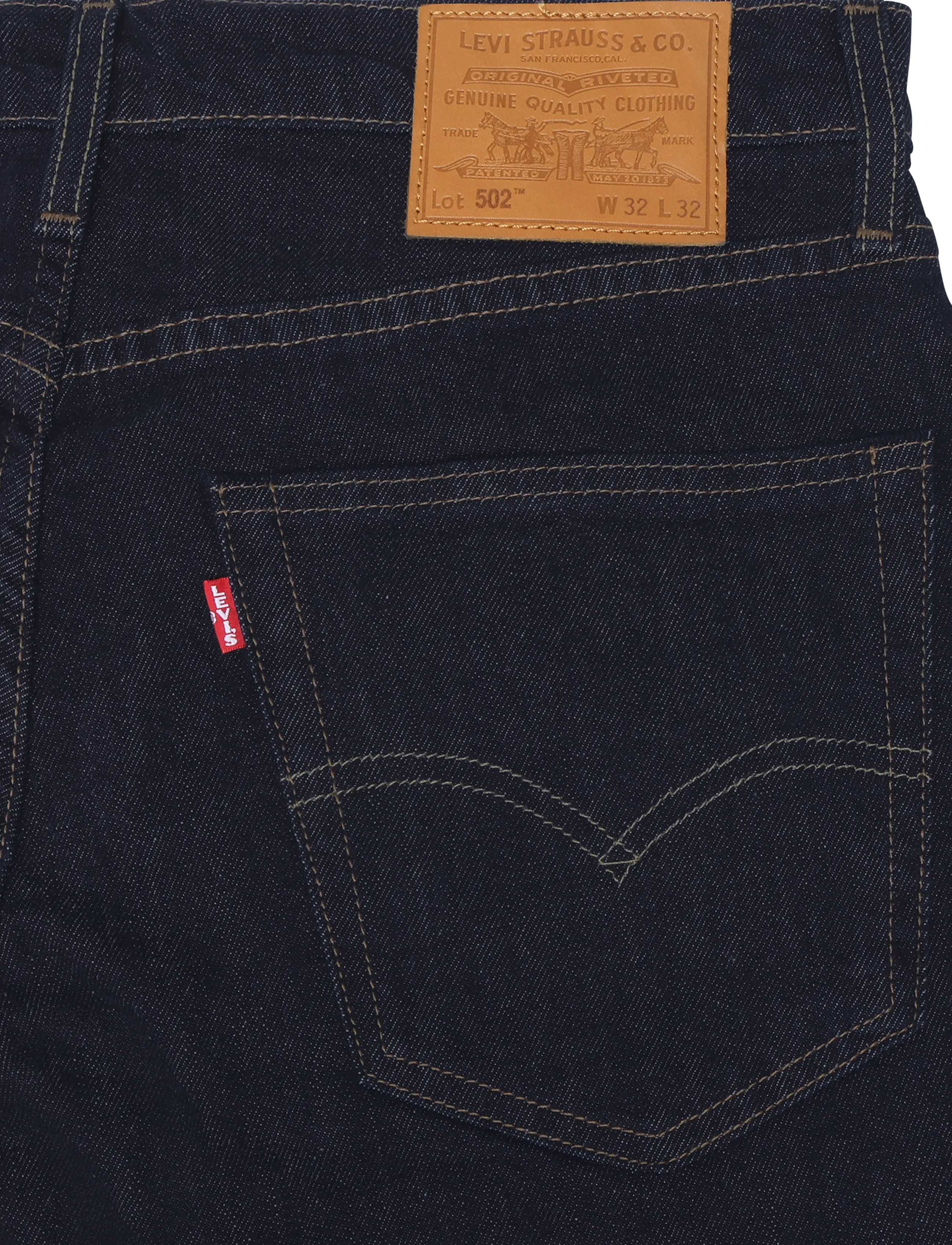 Levi's® - 502 TAPER STADARK - dark indigo - flat finish - 4