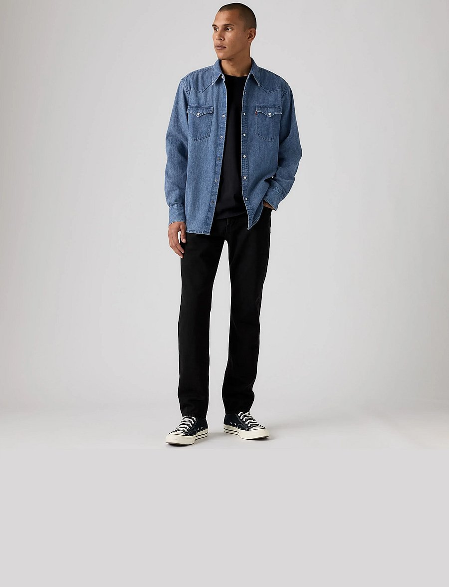 Levi's® - 502 TAPER AS NIGHT FALLS - schmal zulaufende jeans - blacks - 0