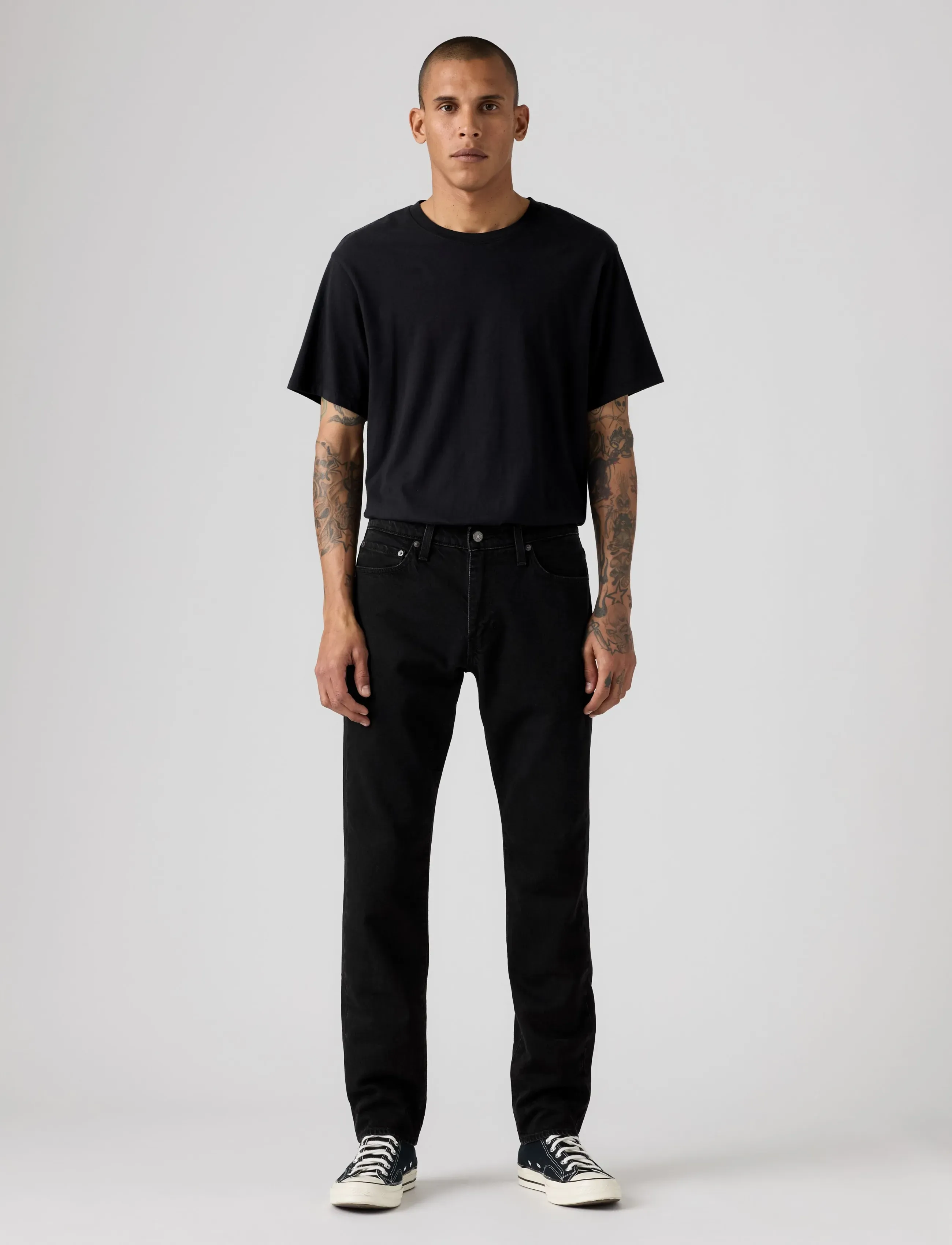 Levi's® - 502 TAPER AS NIGHT FALLS - schmal zulaufende jeans - blacks - 3