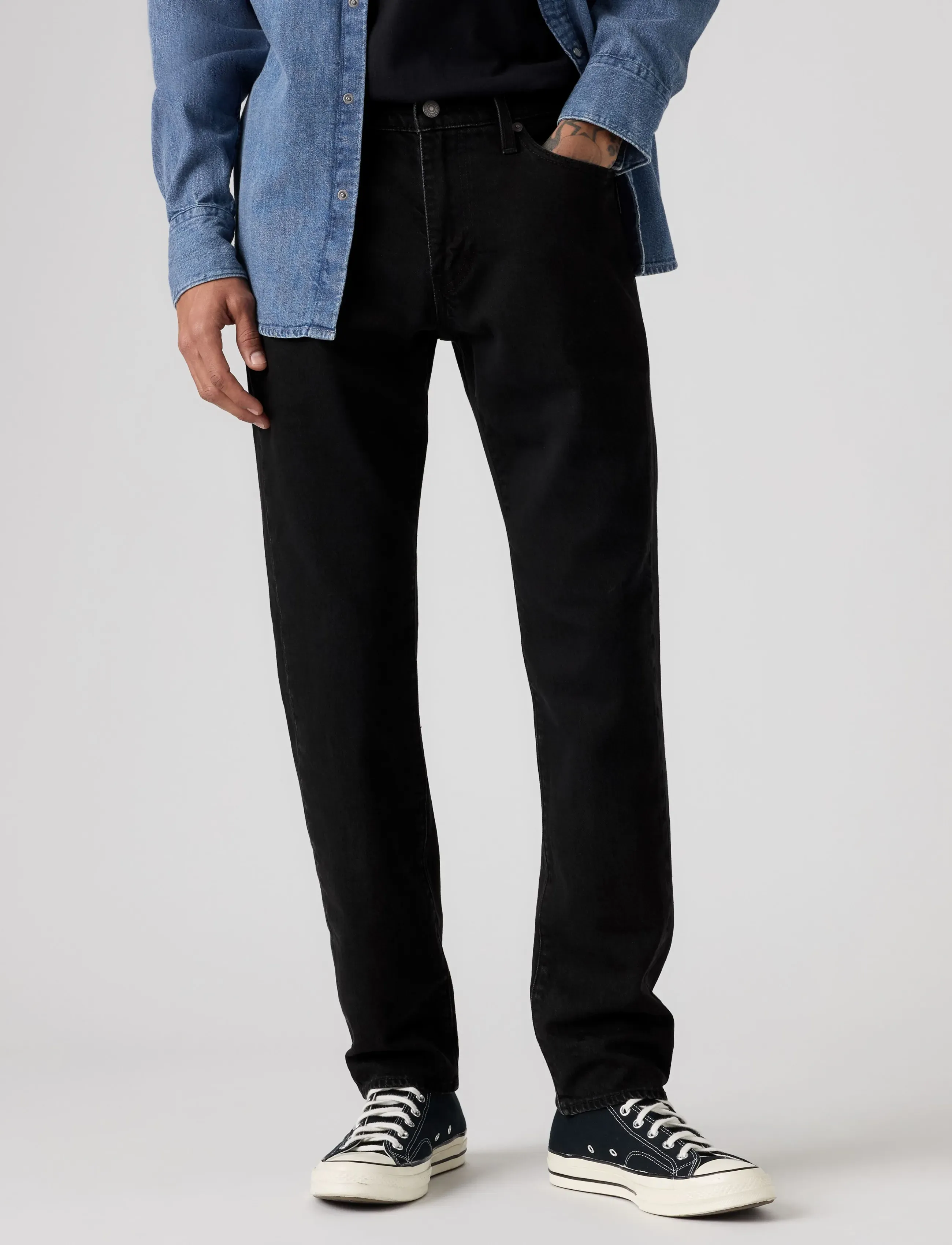 Levi's® - 502 TAPER AS NIGHT FALLS - schmal zulaufende jeans - blacks - 5