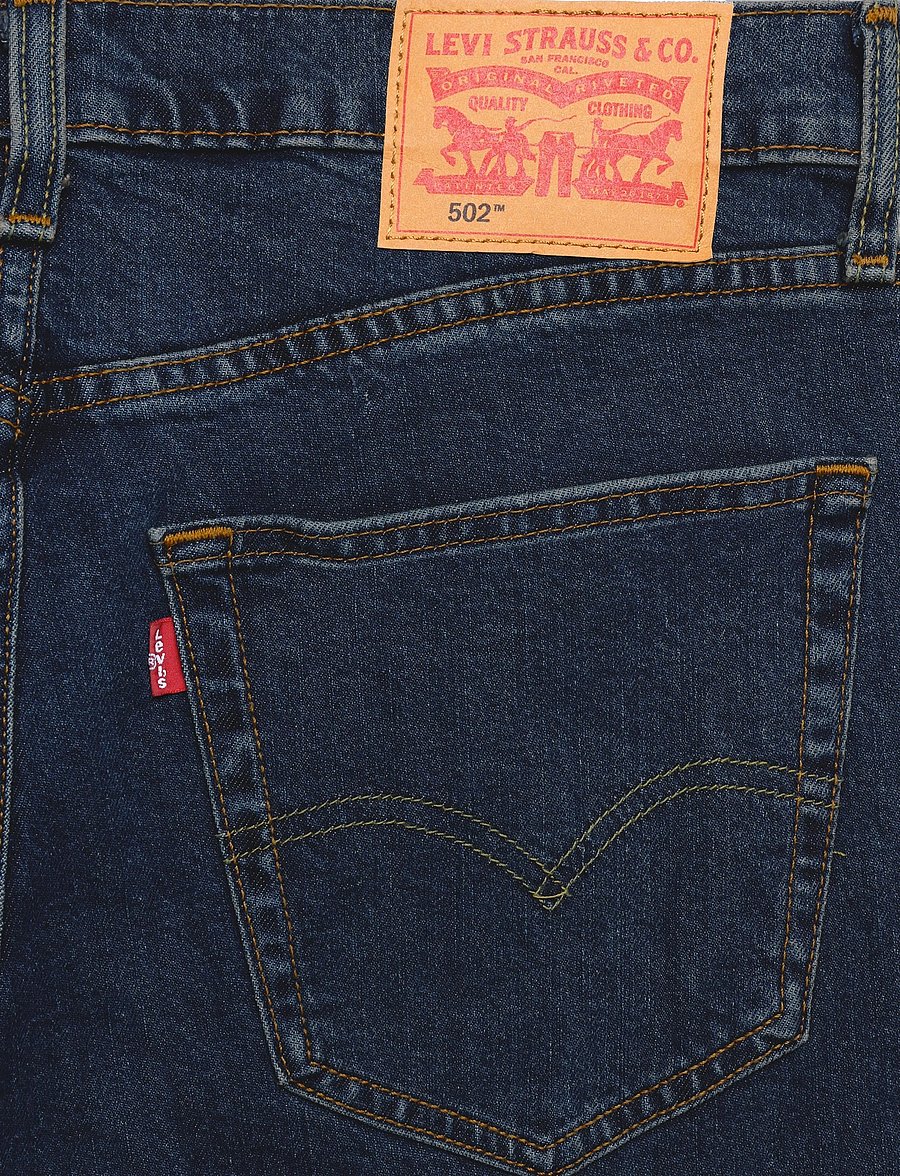 Levi's® - 502 TAPER ALL MY THOUGHTS ADV - tapered jeans - dark indigo - worn in - 4