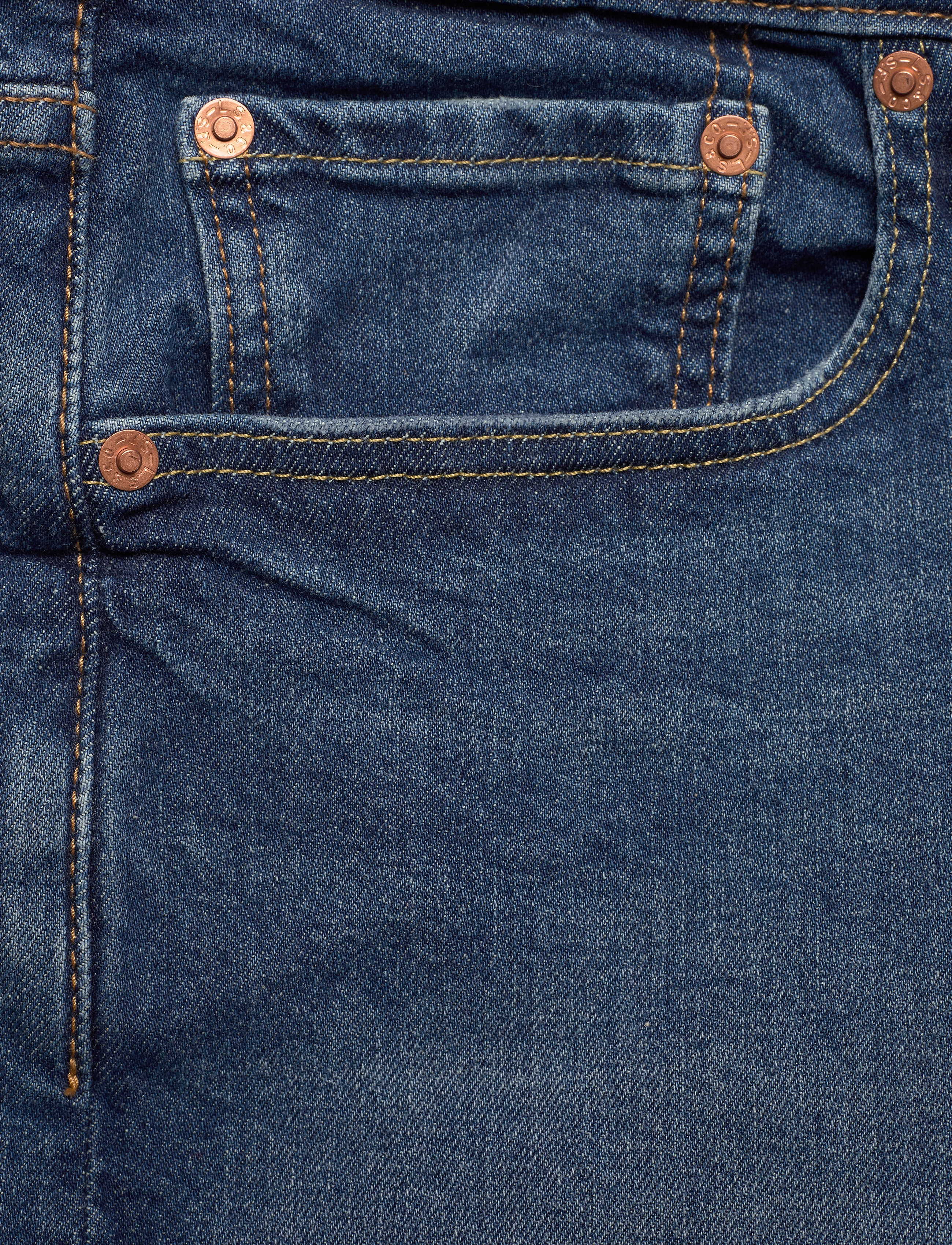 LEVI´S Men - 502 TAPER SHORTS 10 PANETTONE - med indigo - worn in - 2