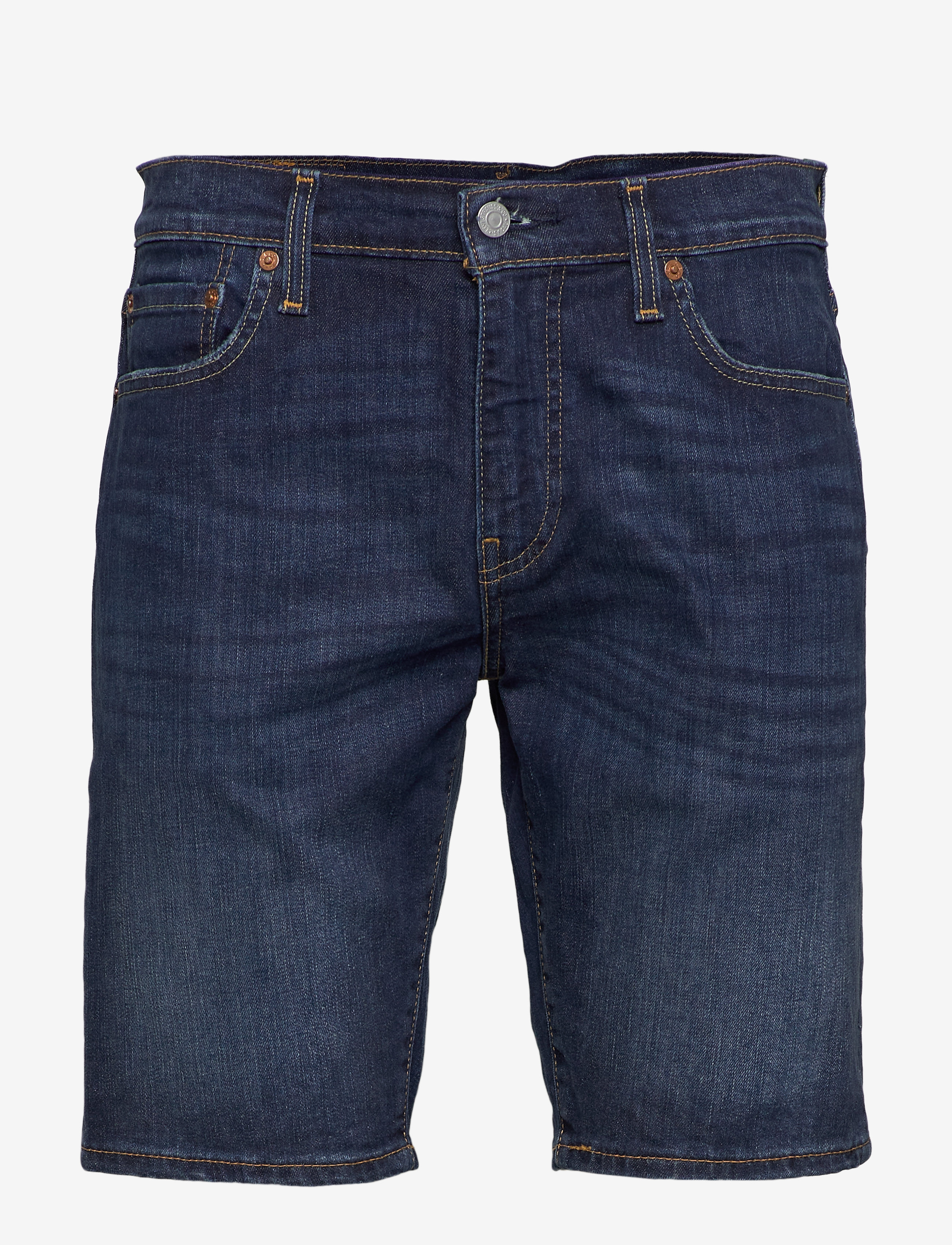 LEVI´S Men - 502 TAPER SHORTS 10 RAINSHOWER - dark indigo - worn in - 0