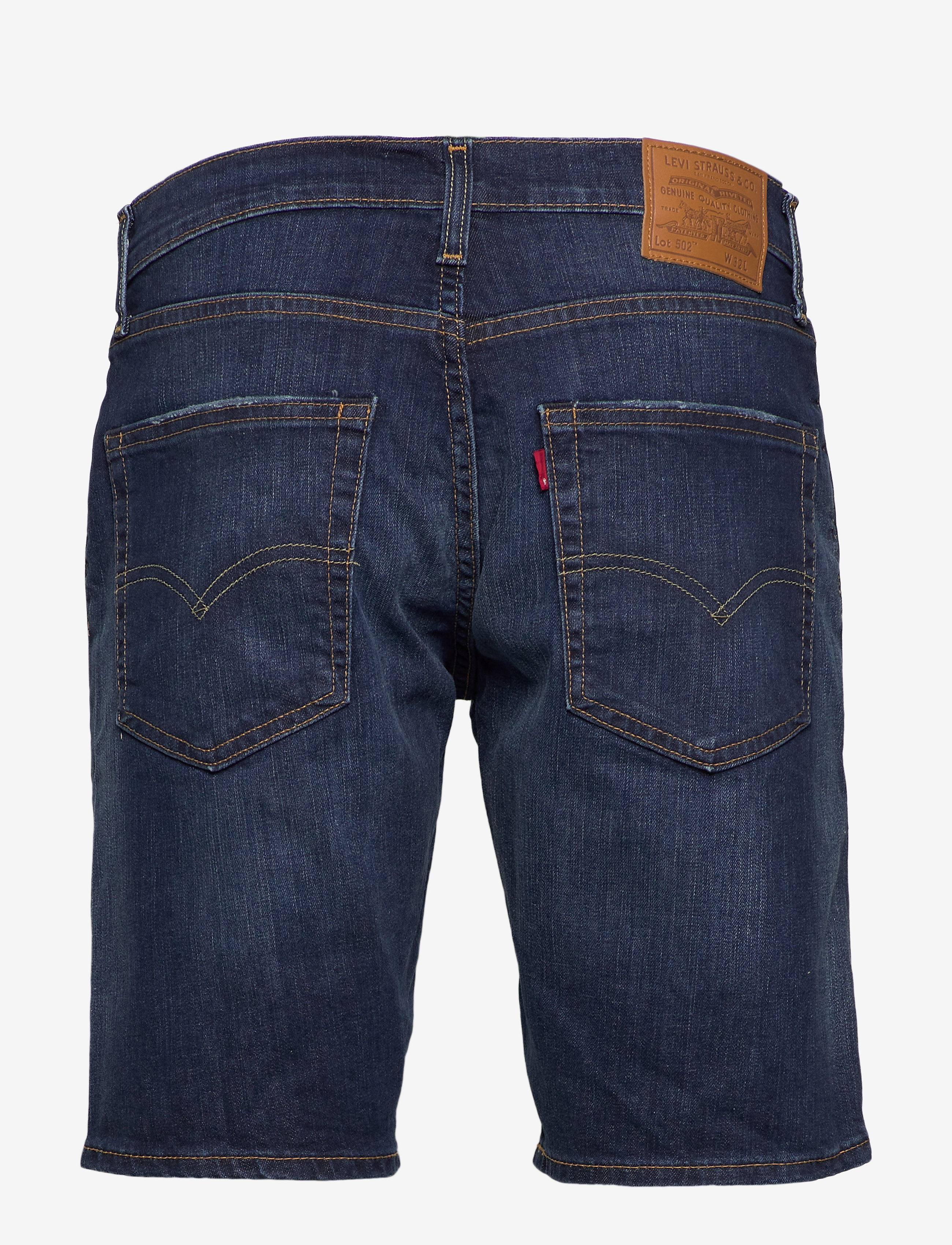 LEVI´S Men - 502 TAPER SHORTS 10 RAINSHOWER - dark indigo - worn in - 1