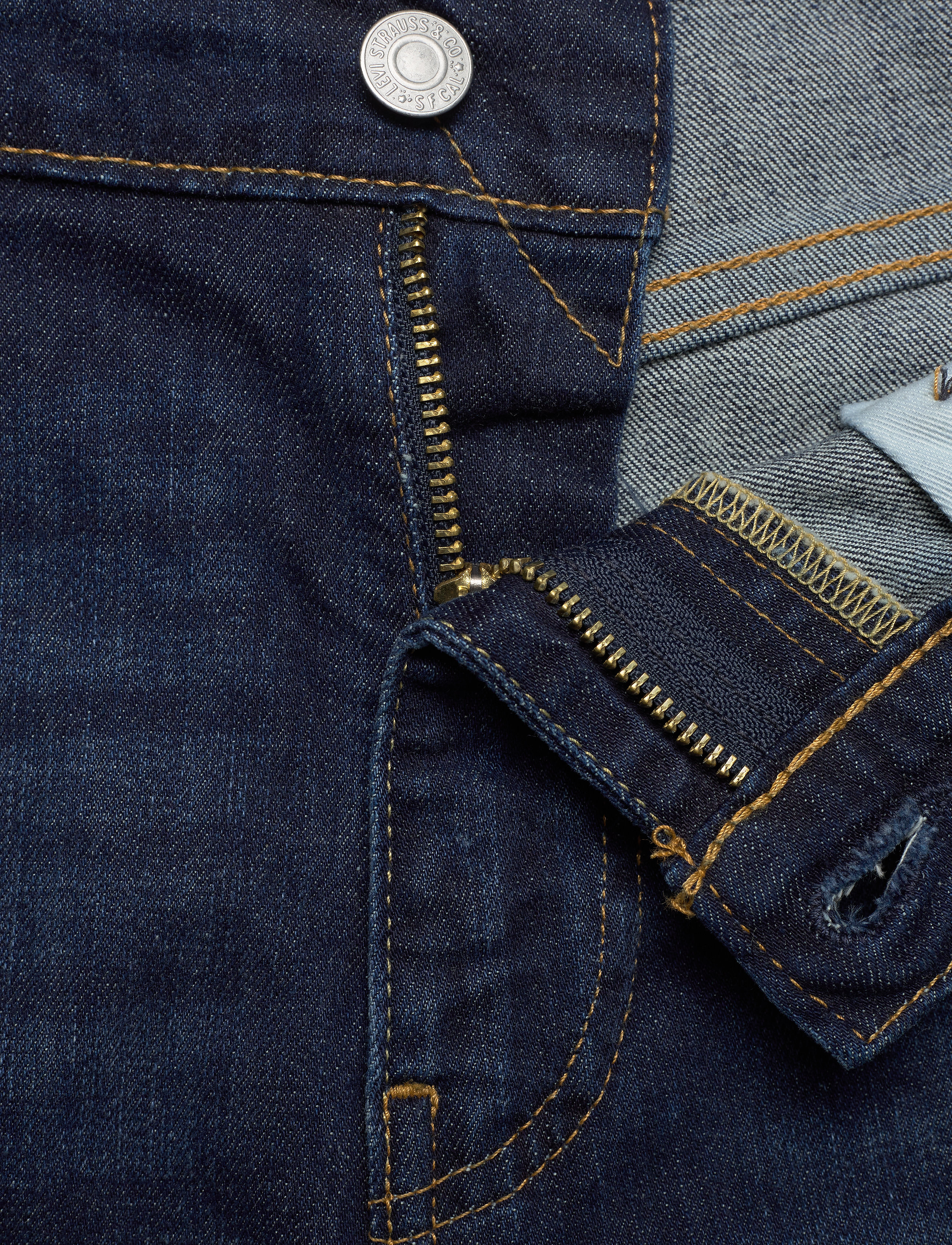 LEVI´S Men - 502 TAPER SHORTS 10 RAINSHOWER - dark indigo - worn in - 3