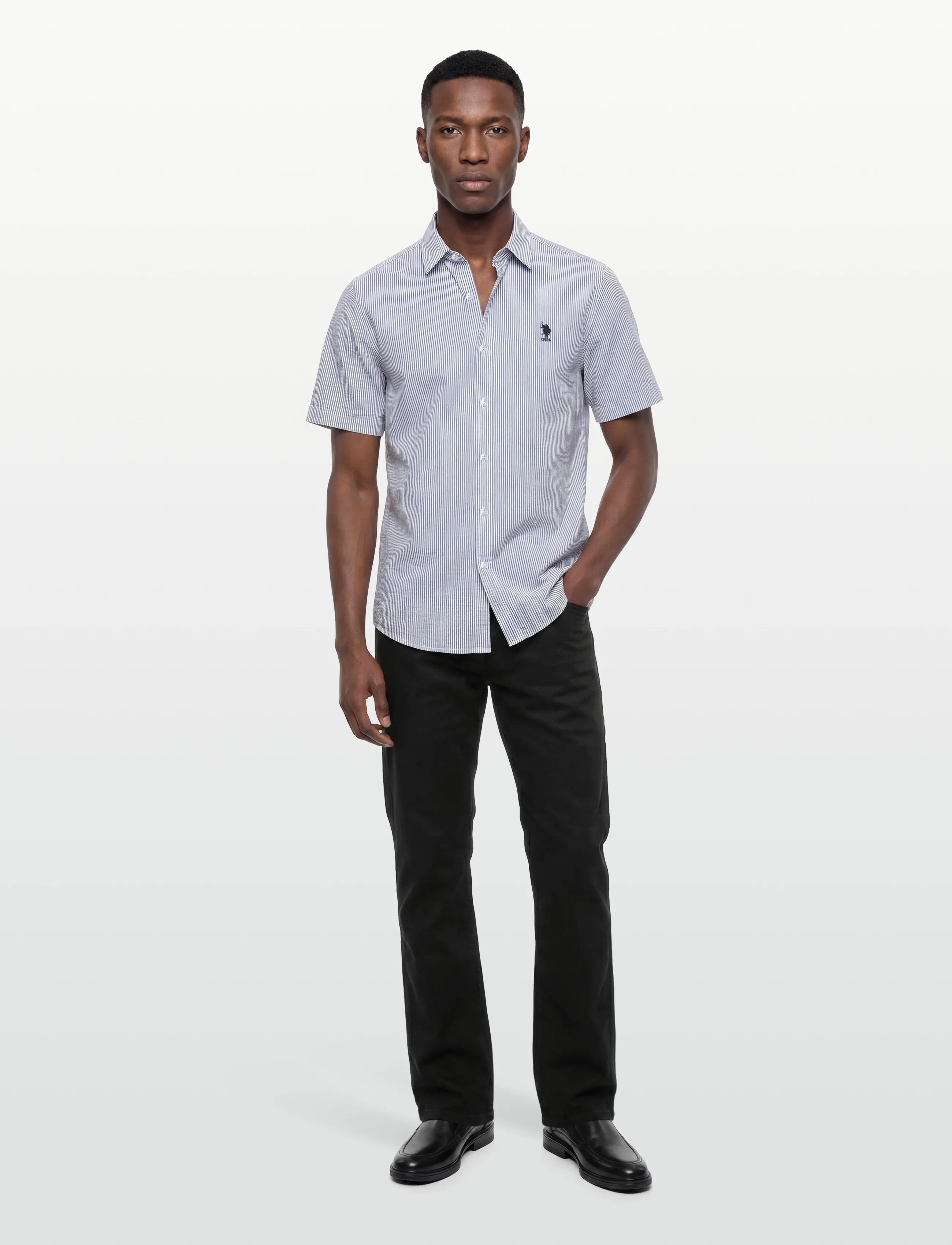 Levi's® WORKWEAR 505 UTILITY BLACK CAN - Regular jeans - BLACKS / black