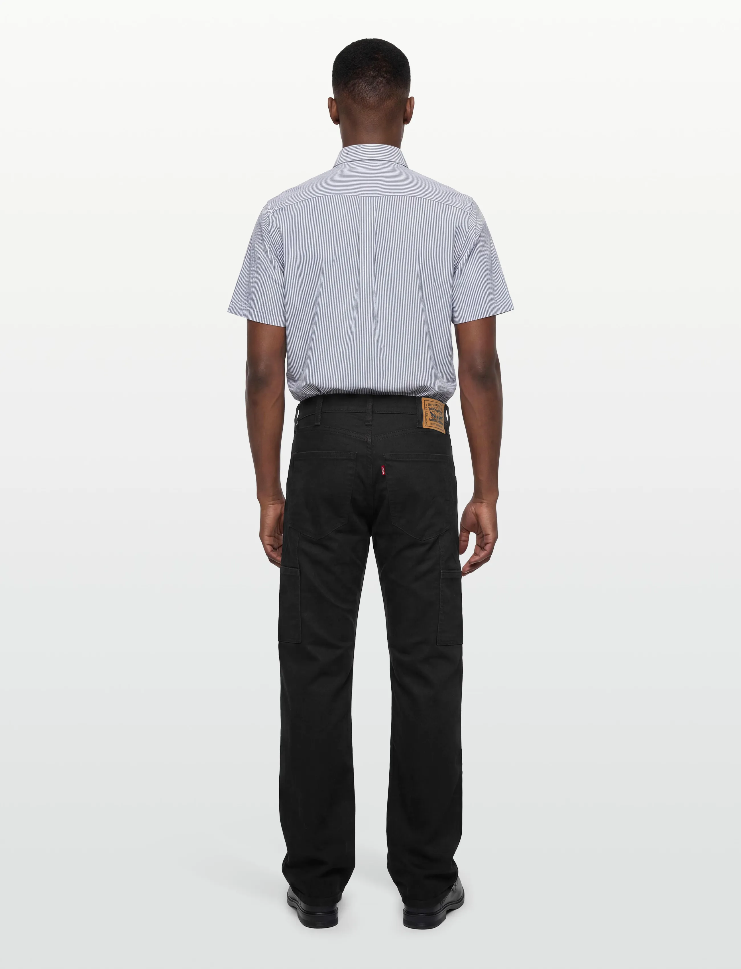 Levi's® - WORKWEAR 505 UTILITY BLACK CAN - suorat farkut - blacks - 4