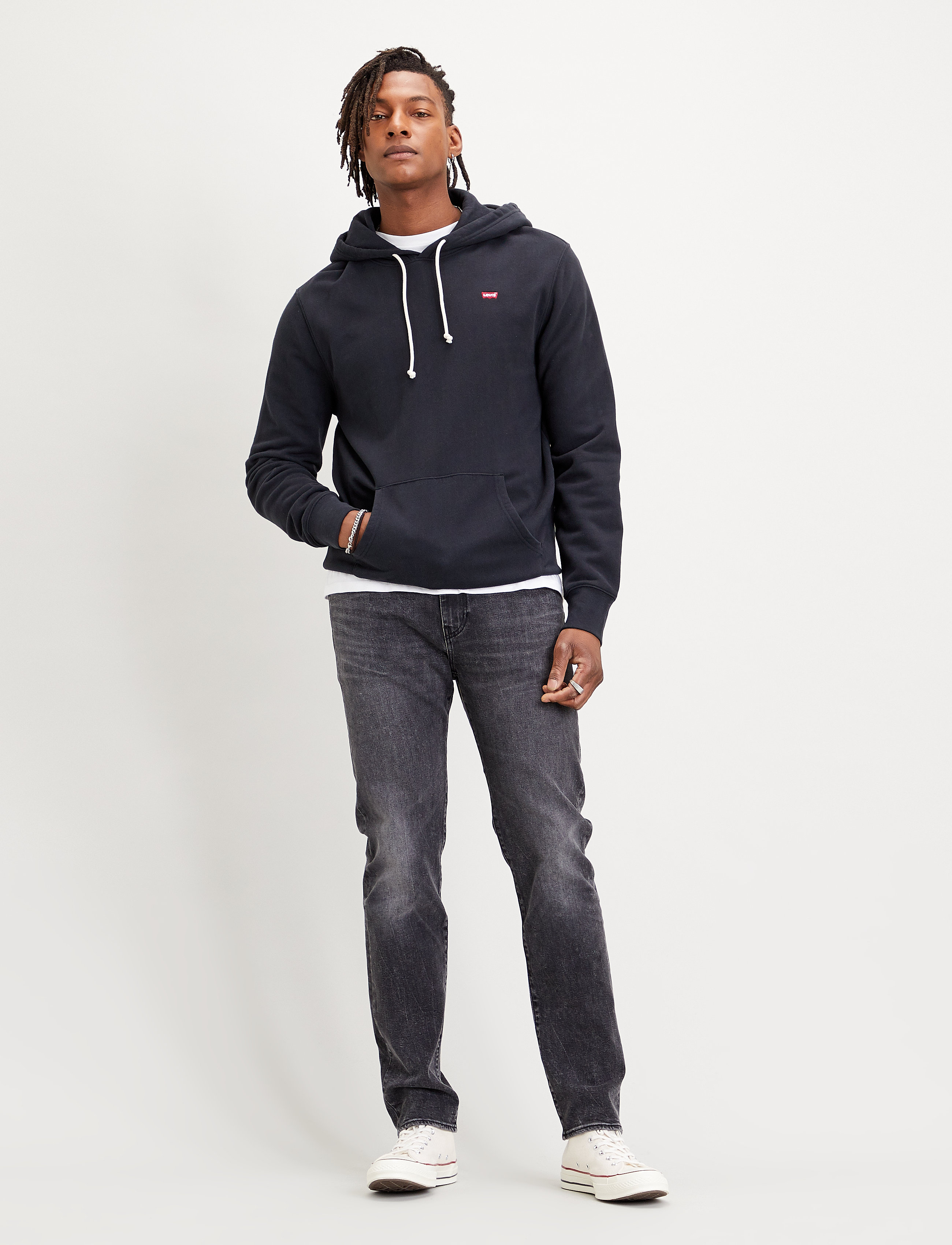 Levi's® THE ORIGINAL HM HOODIE MINERAL - Sweatshirts - BLACKS / black