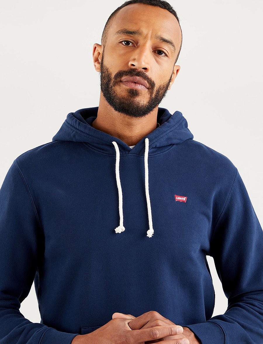 Levi's® - THE ORIGINAL HM HOODIE NAVY BL - sweats à capuche - blues - 4