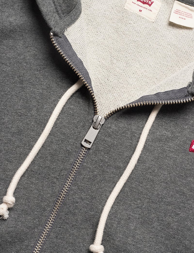 Levi's® - THE ORIGINAL HM ZIP UP CHARCOA - džemperiai su gobtuvu - greys - 3