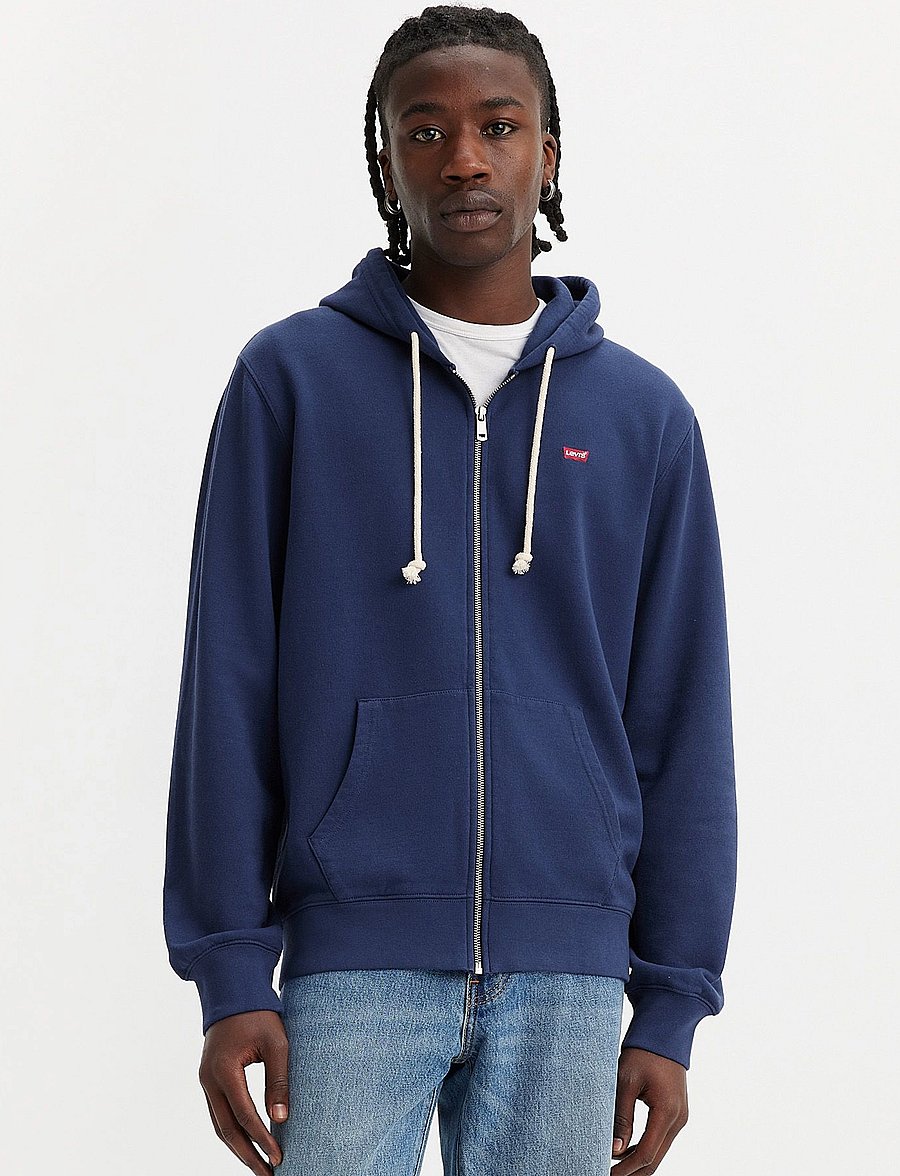 Levi's® - THE ORIGINAL HM ZIP UP NAVY BL - kapuutsiga pusad - blues11 - 3